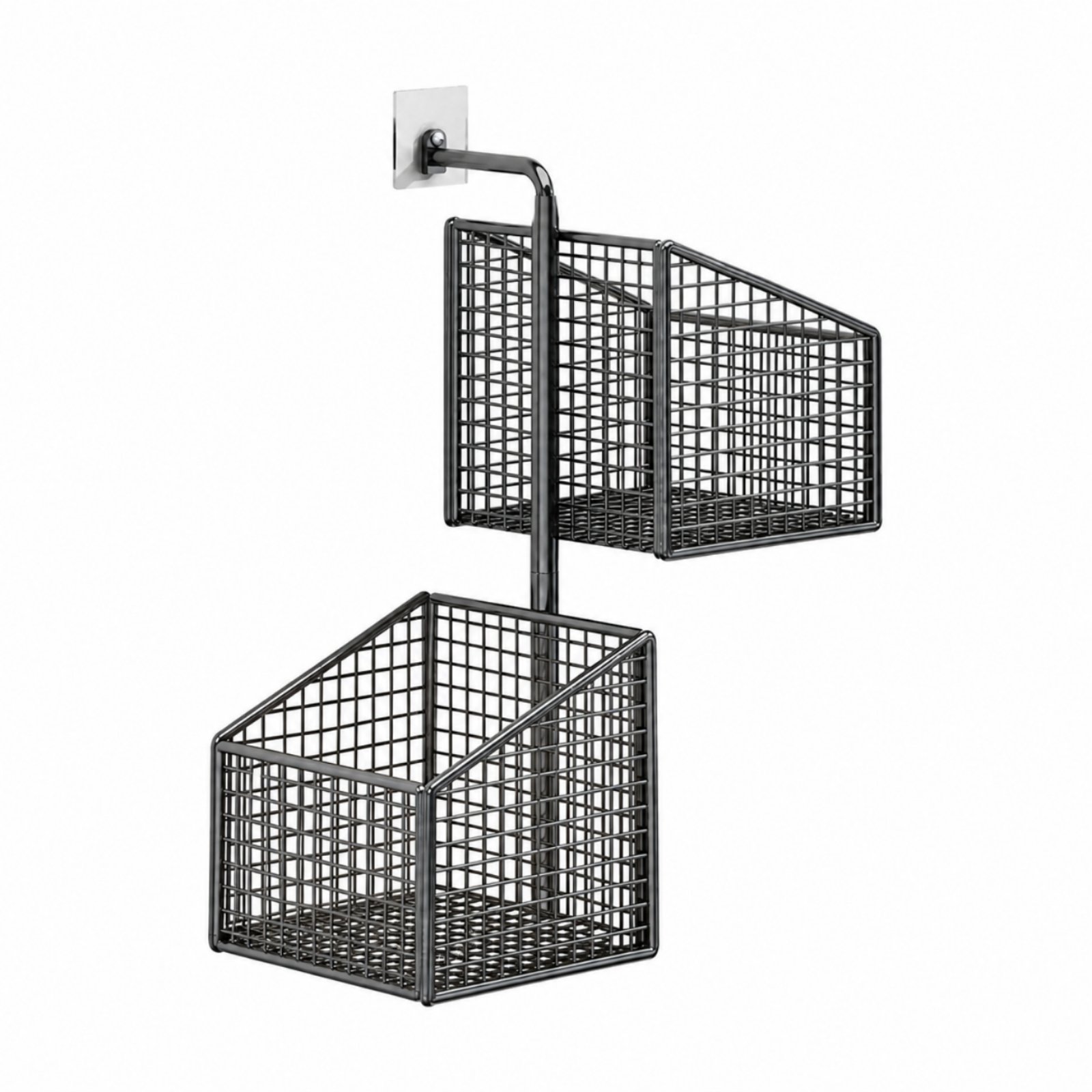 Rotating Wire Grid Storage Basket
