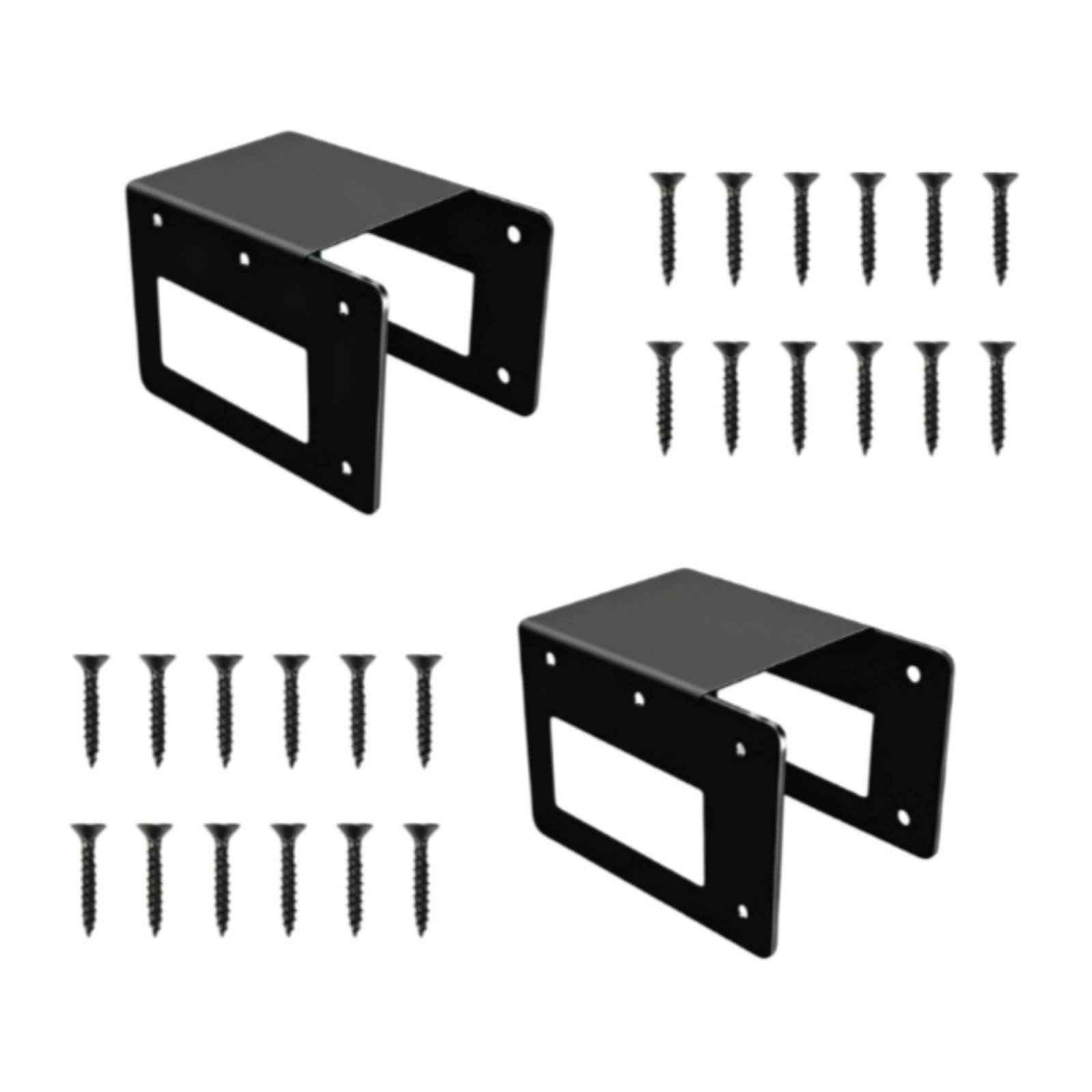2-Piece Firewood Support Bracket Steel