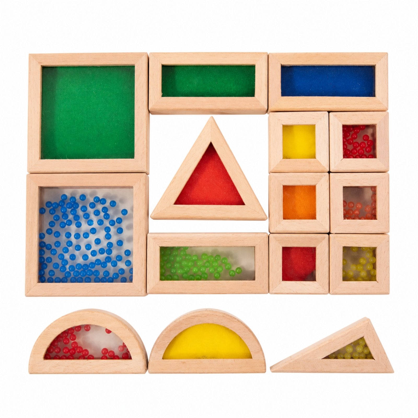 15-Piece Acrylic Stacking Blocks