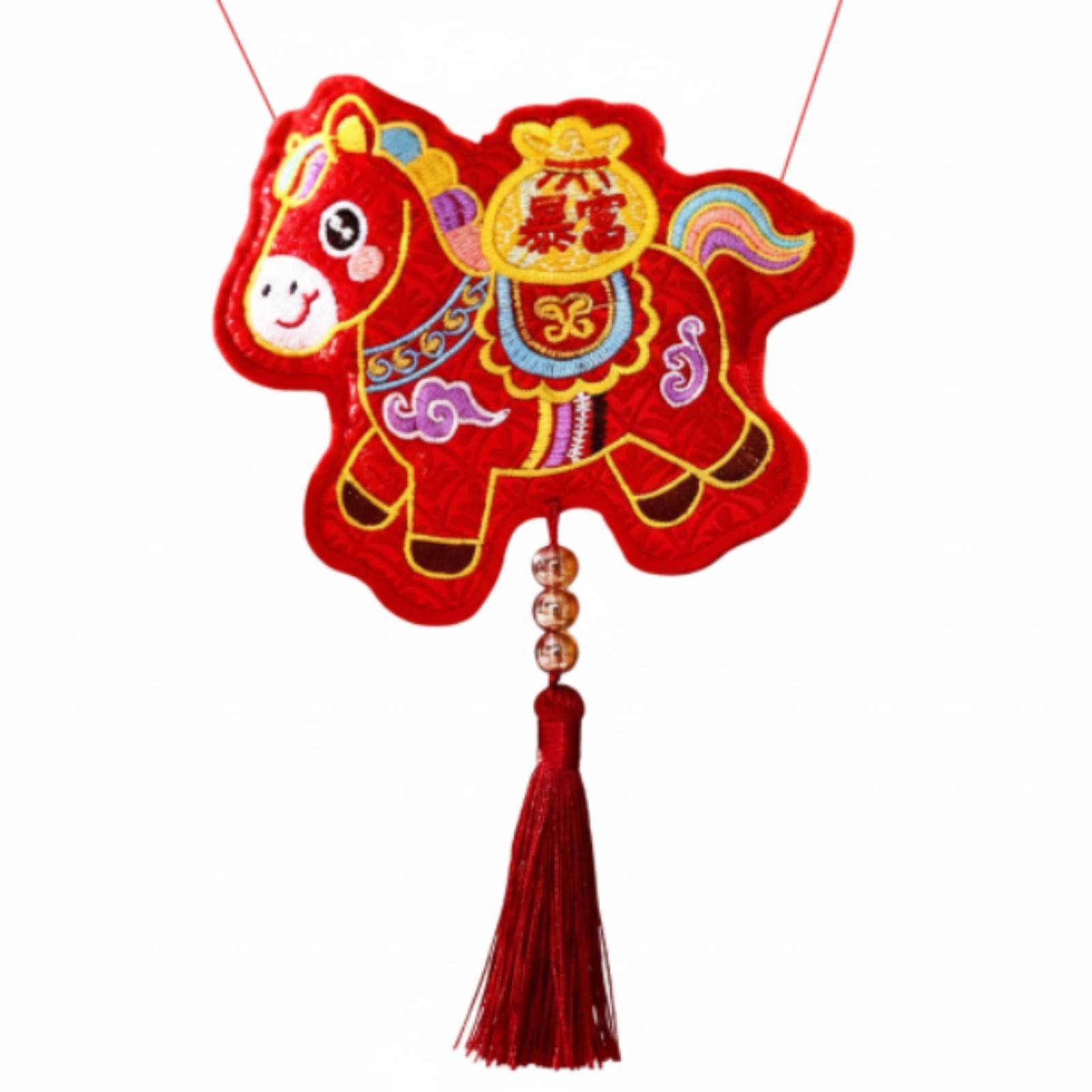 Embroidered Red Envelope Bag