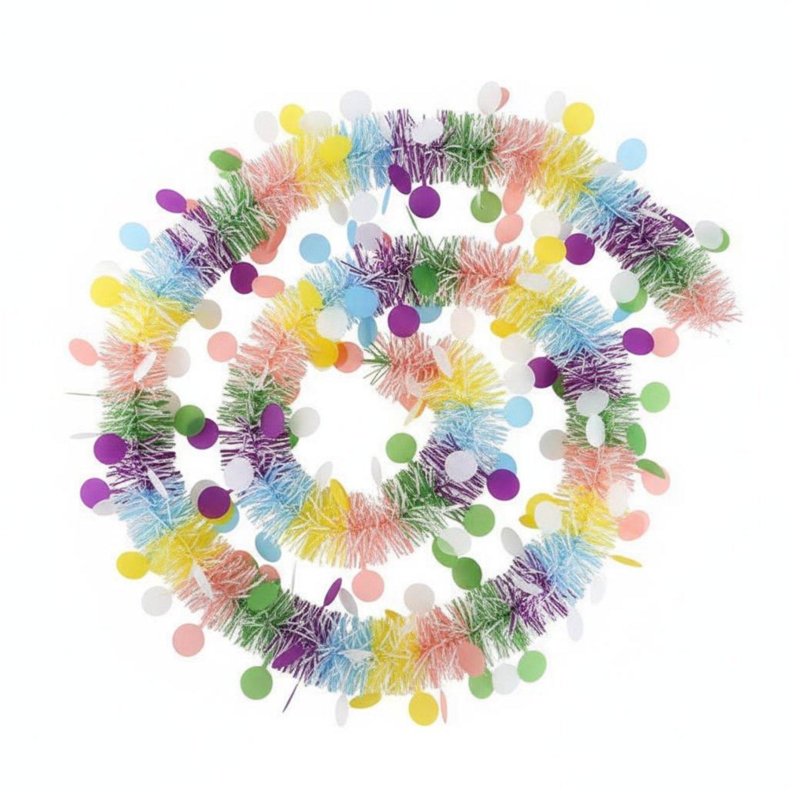 Easter Tinsel Garland – Round PIECE 9cm