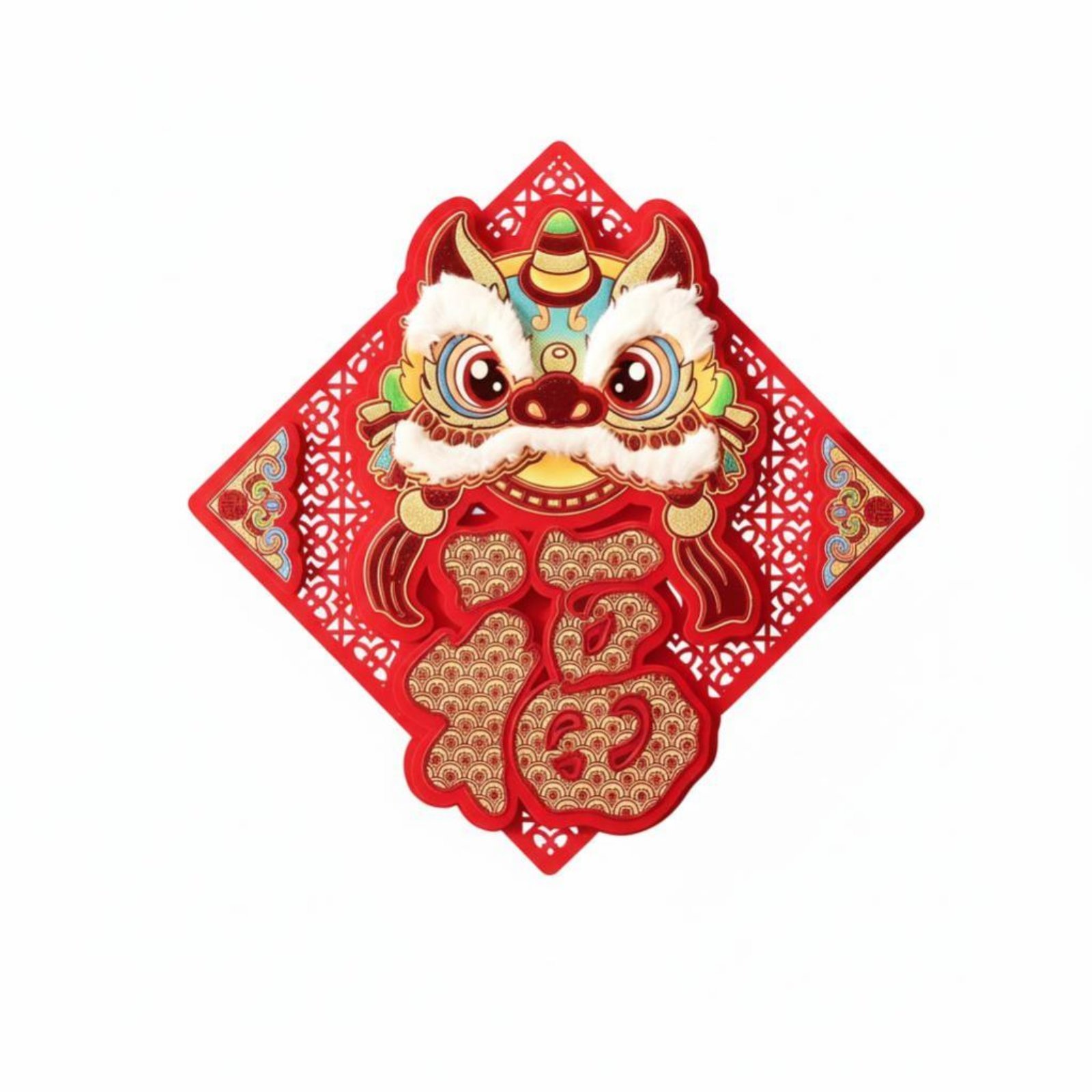 Horse Year Fu Door Sticker