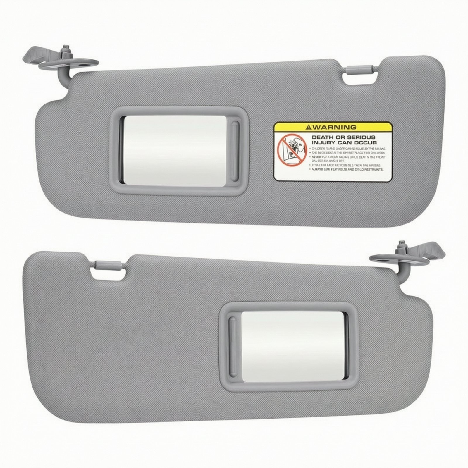 Gray Sun Visor Pair