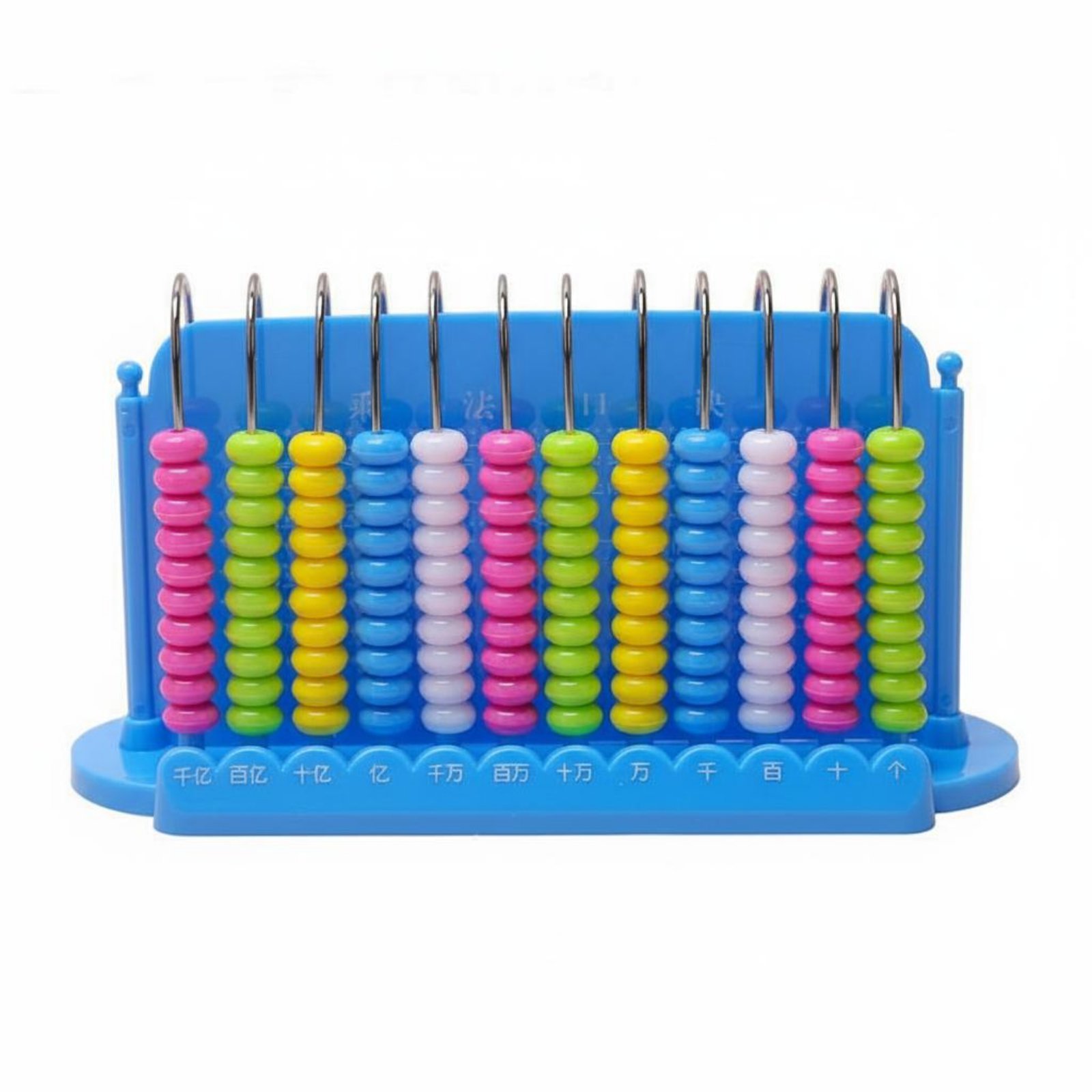 Children's Abacus – Blue, 12-row Iron Rod