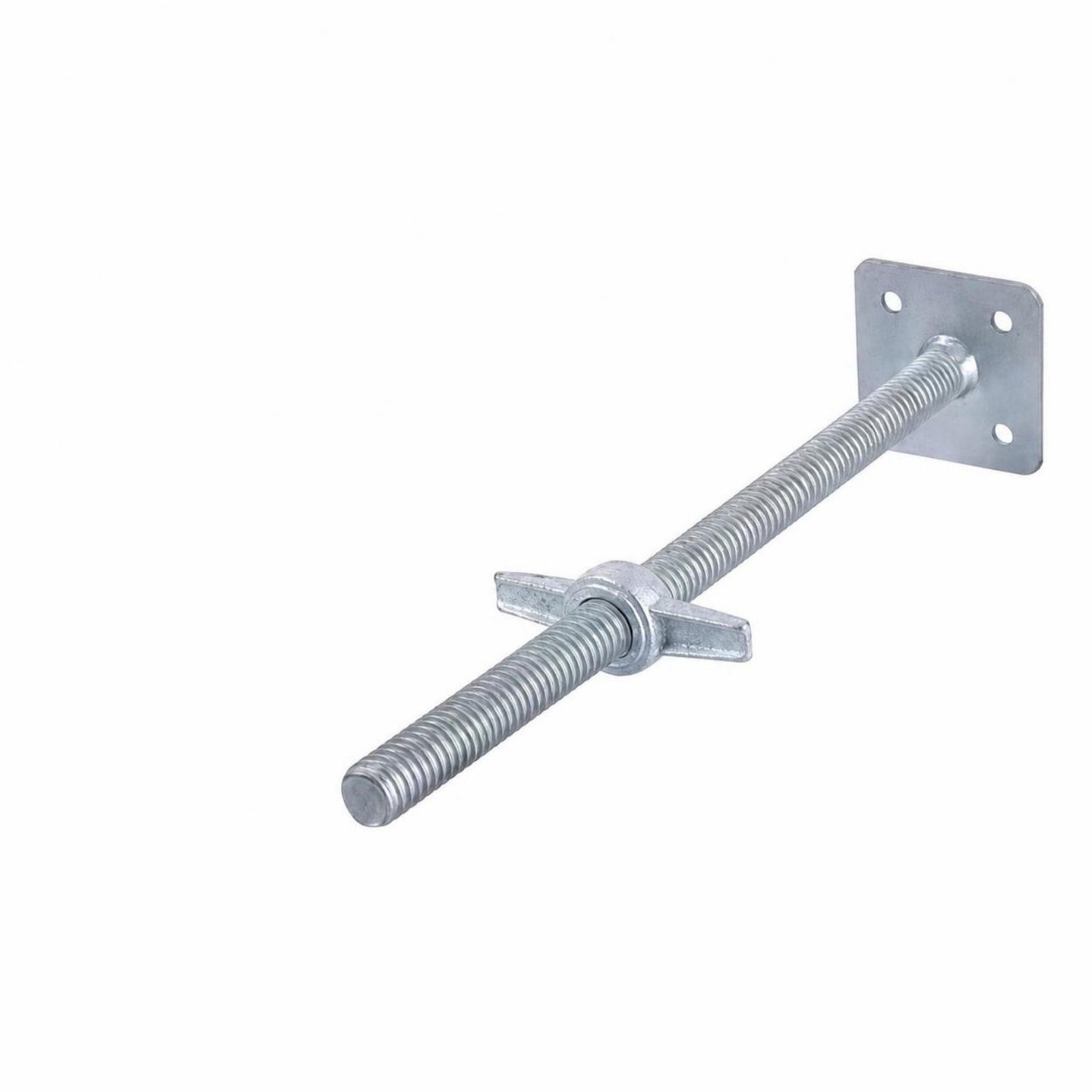 Scaffold Jack with Threaded Rod