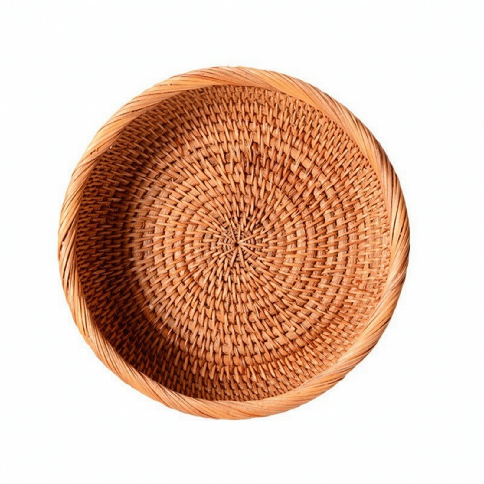 Handwoven Round Storage Basket