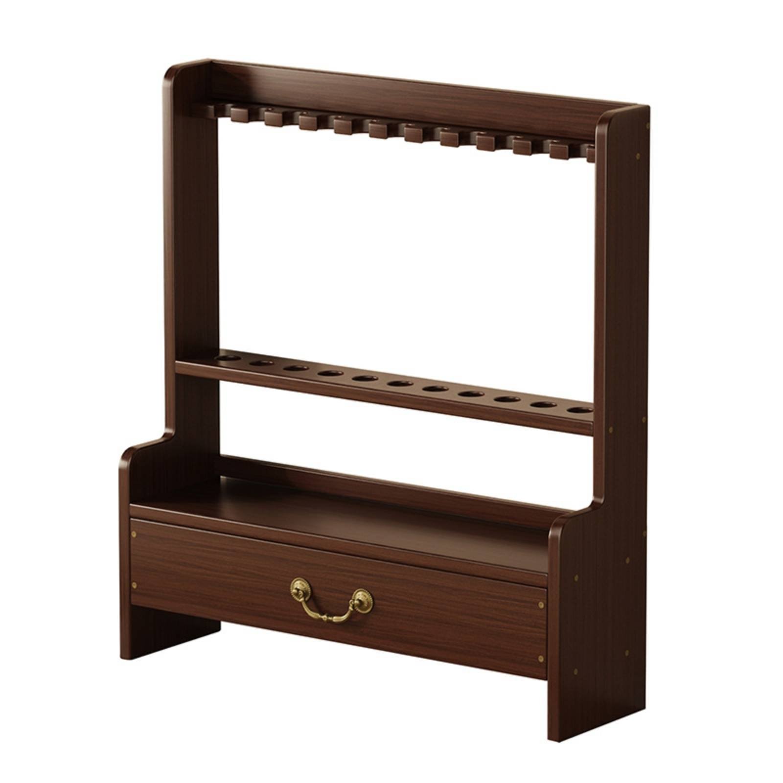 Walnut Finish Fishing Rod Rack