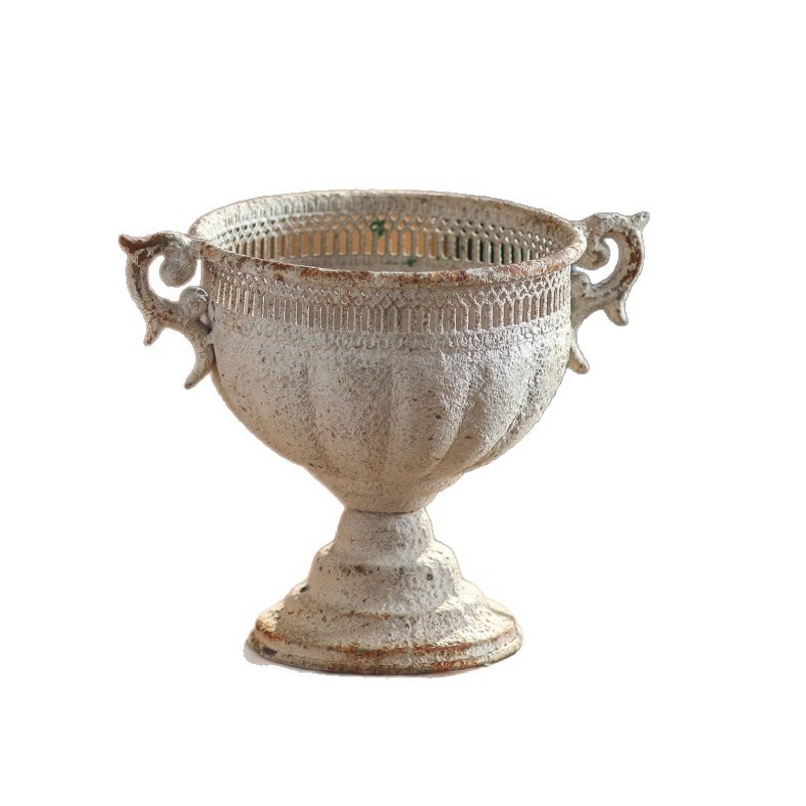 Vintage Iron Urn Vase