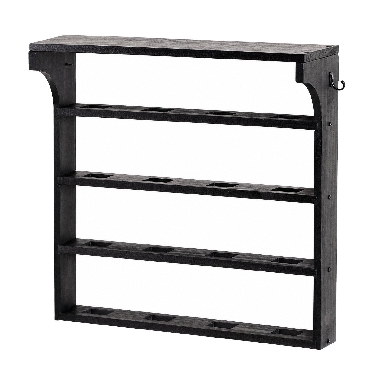 Wall-Mounted Hockey Puck Display Rack