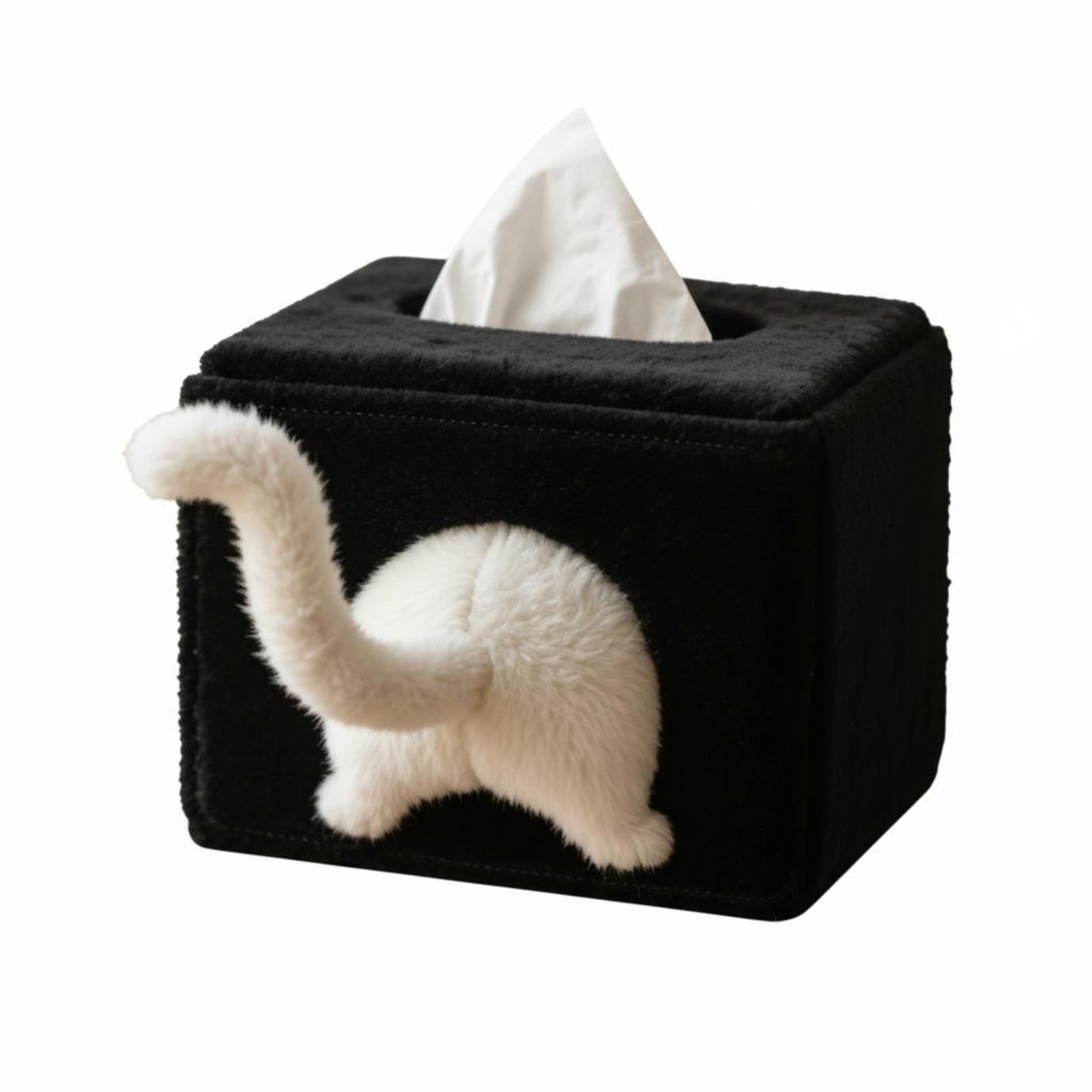 Fuzzy Tissue Box Cover