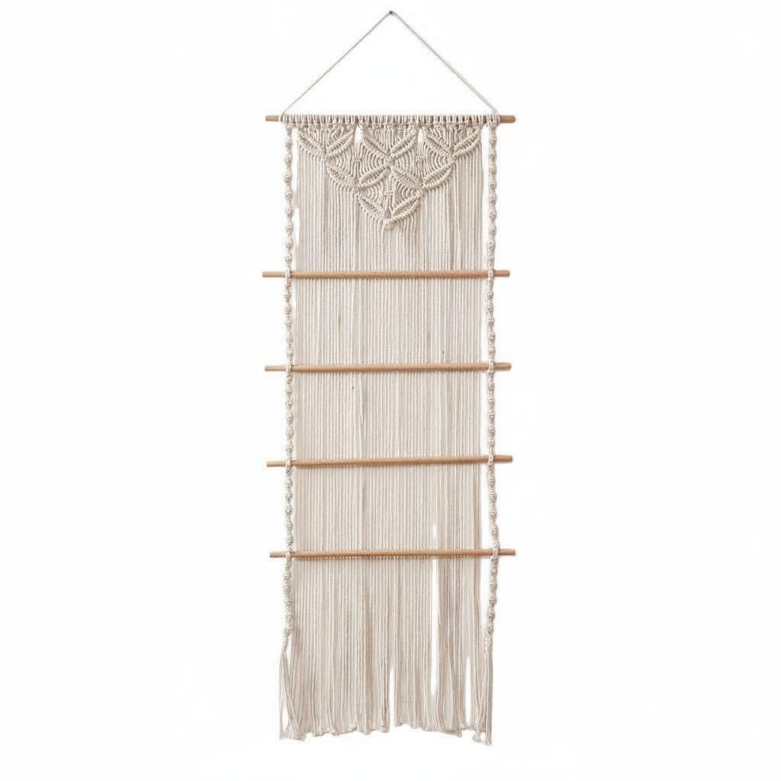 Macrame Hair Clip Holder