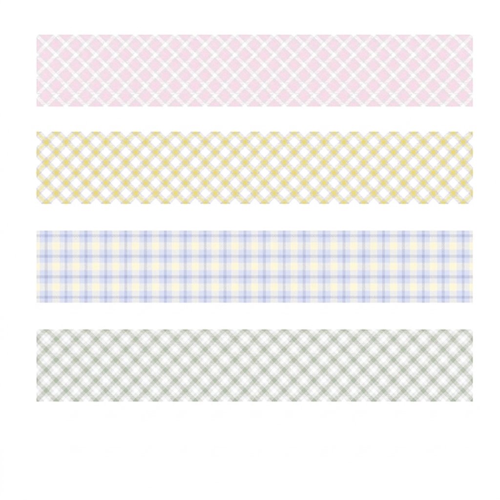 Plaid Washi Tape Set