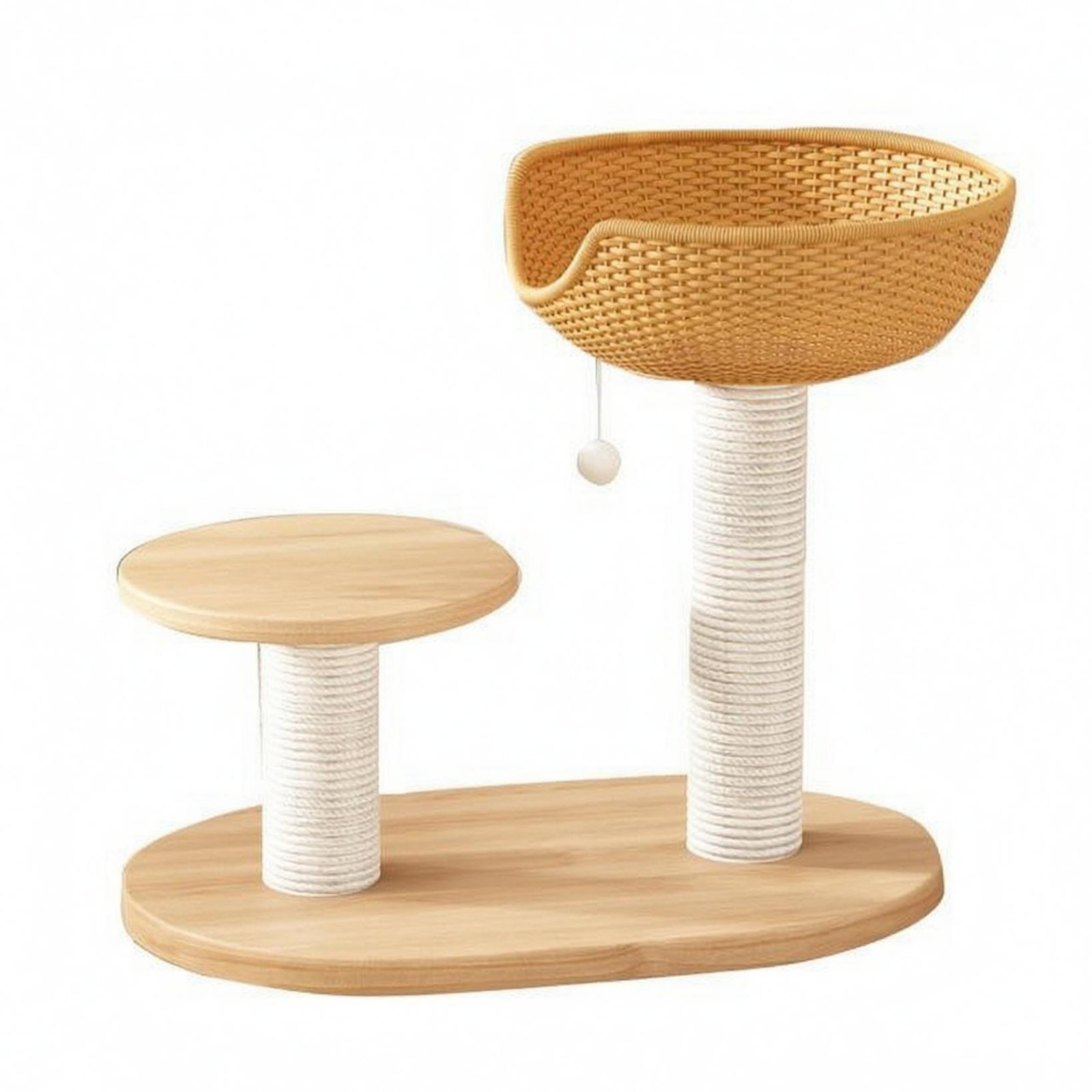 Wood Cat Climber Perch