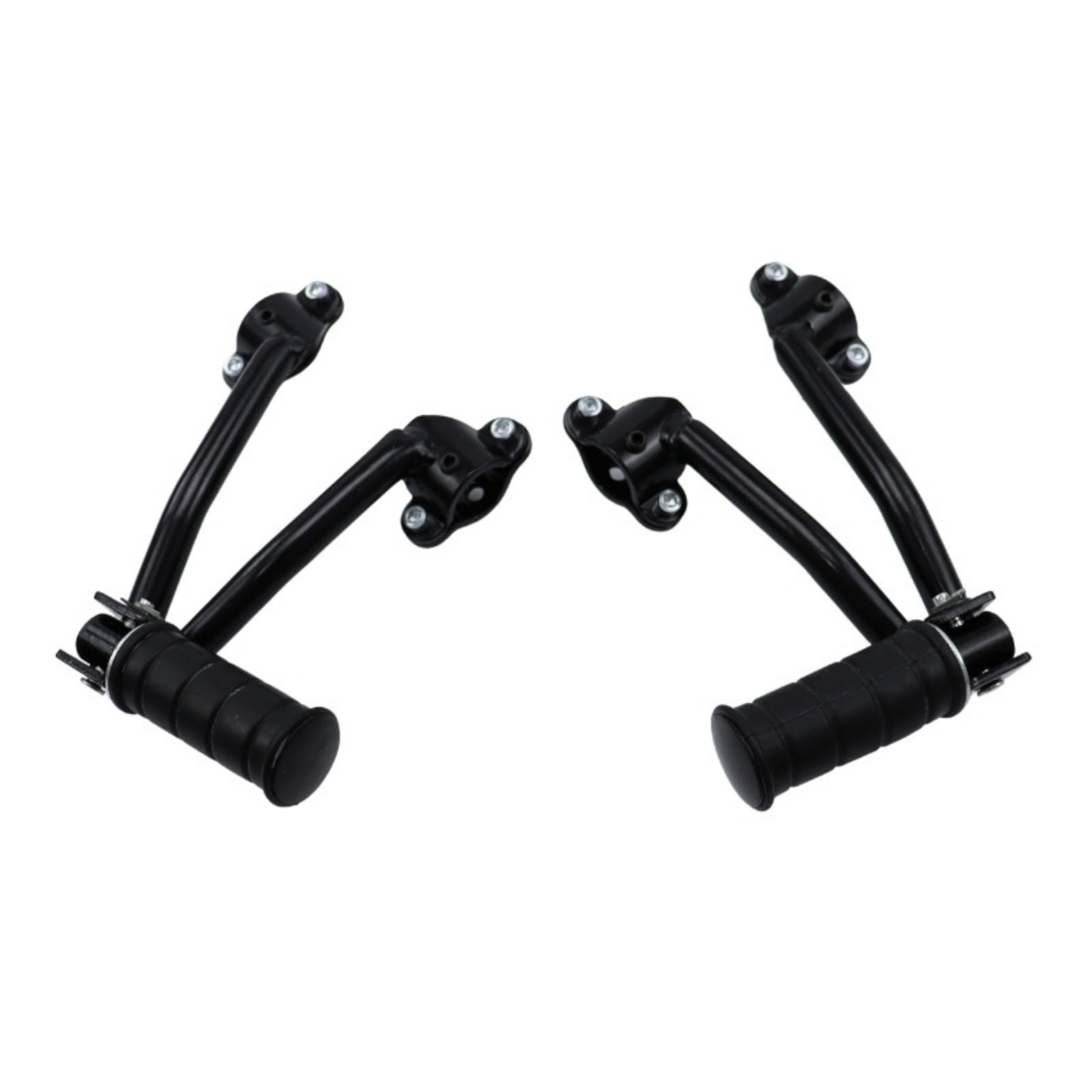 Black Motorcycle Footpeg Assembly