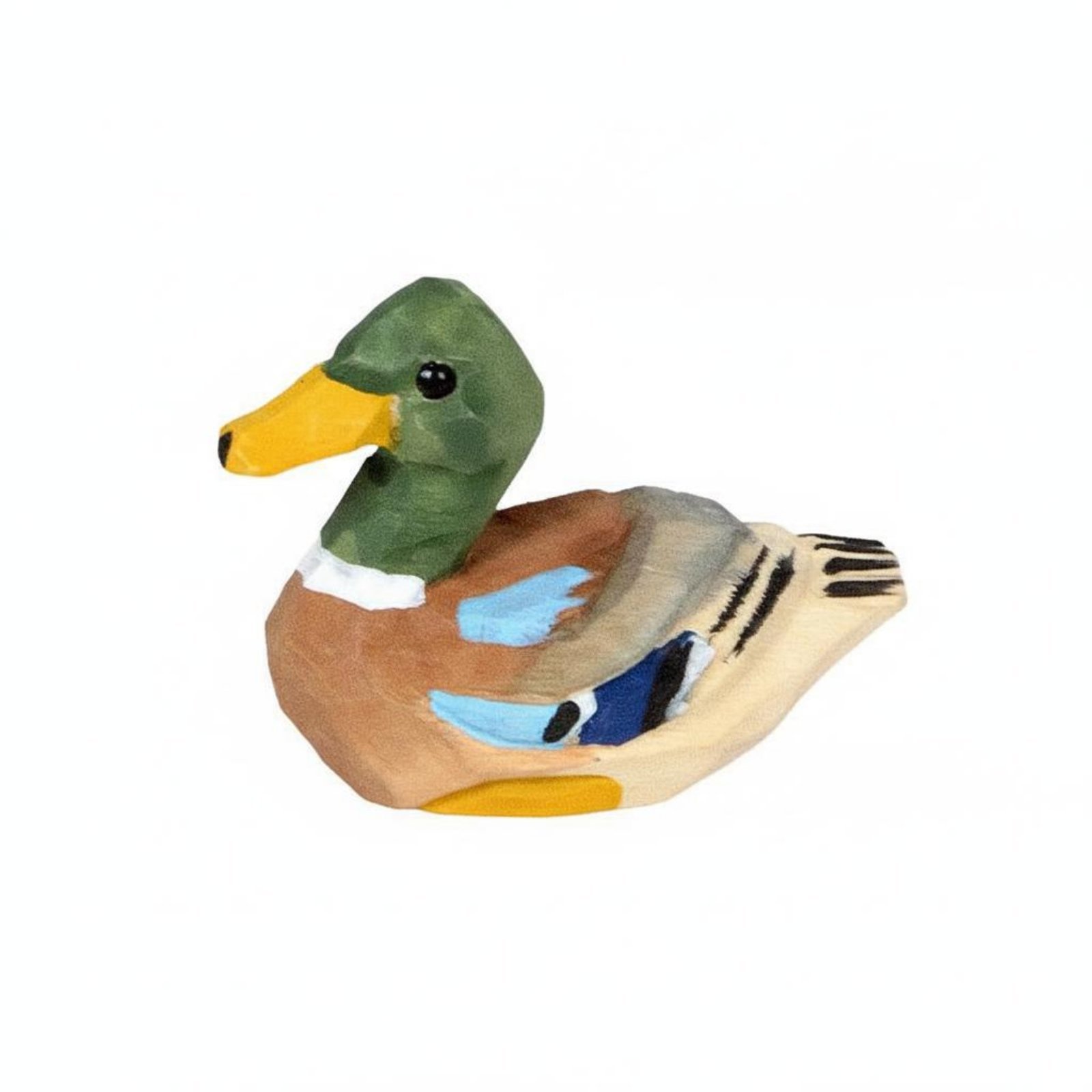 Hand-Carved Duck Figurine