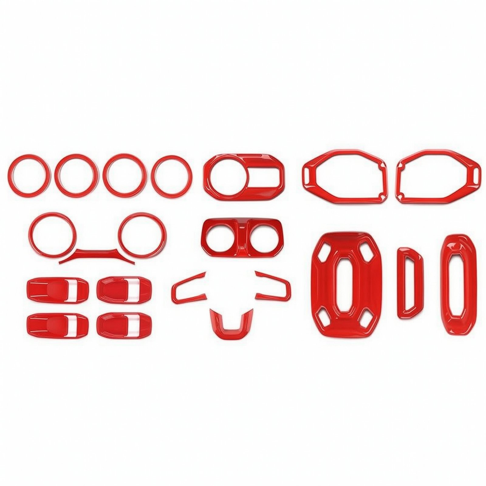 21-Piece Dashboard Trim Decorative