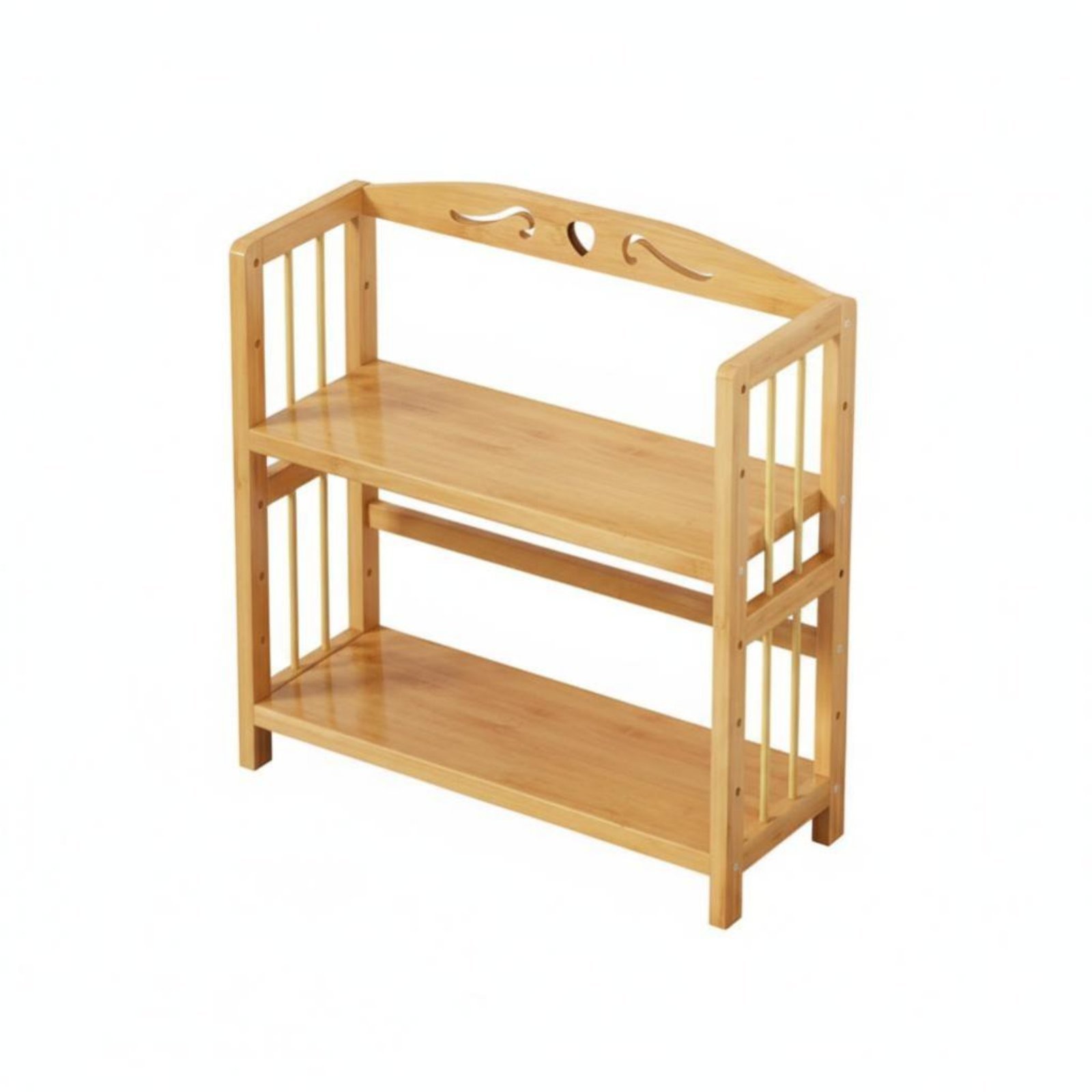 Multi-Tier Bamboo Shelf