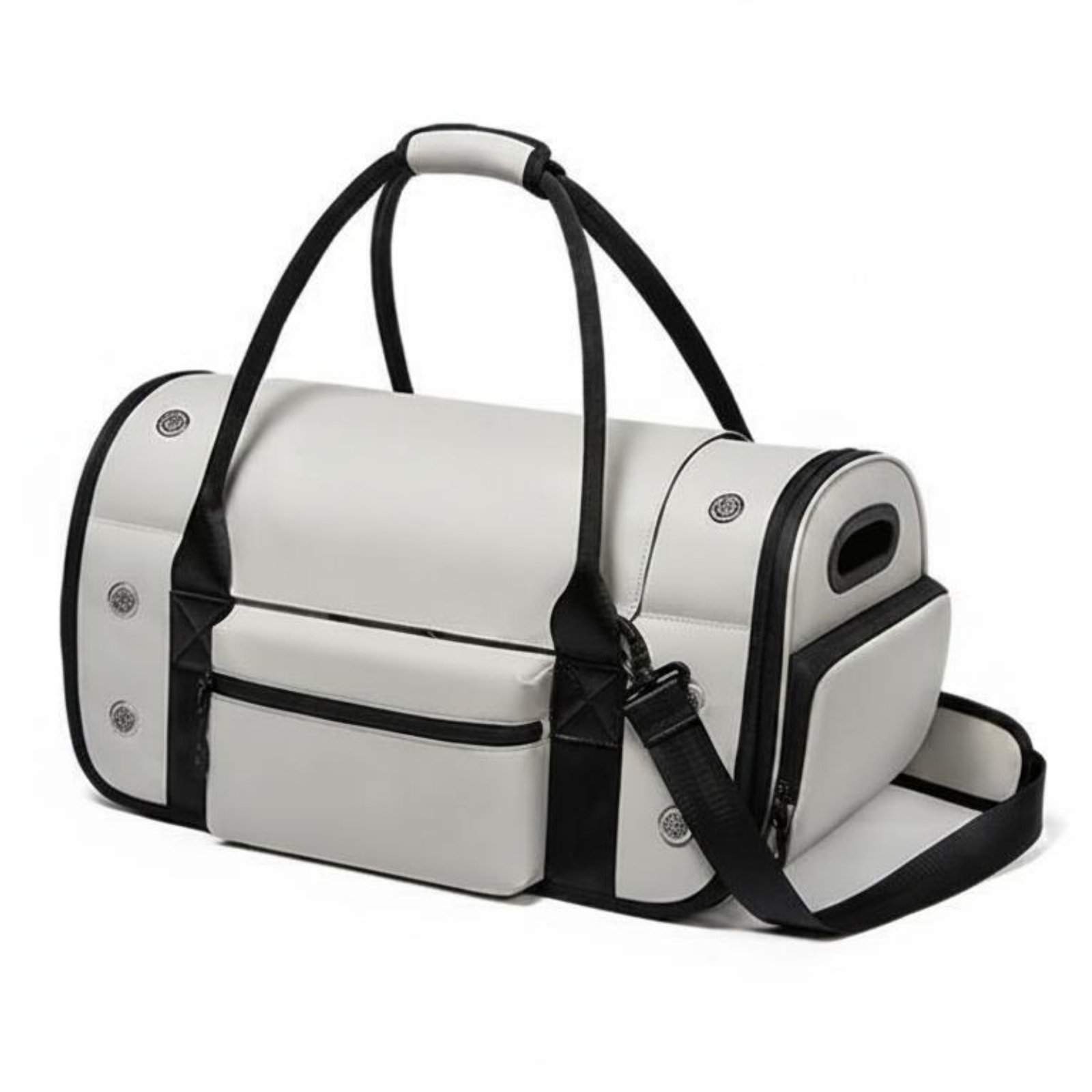 Foldable Pet Carrier Bag – Beige