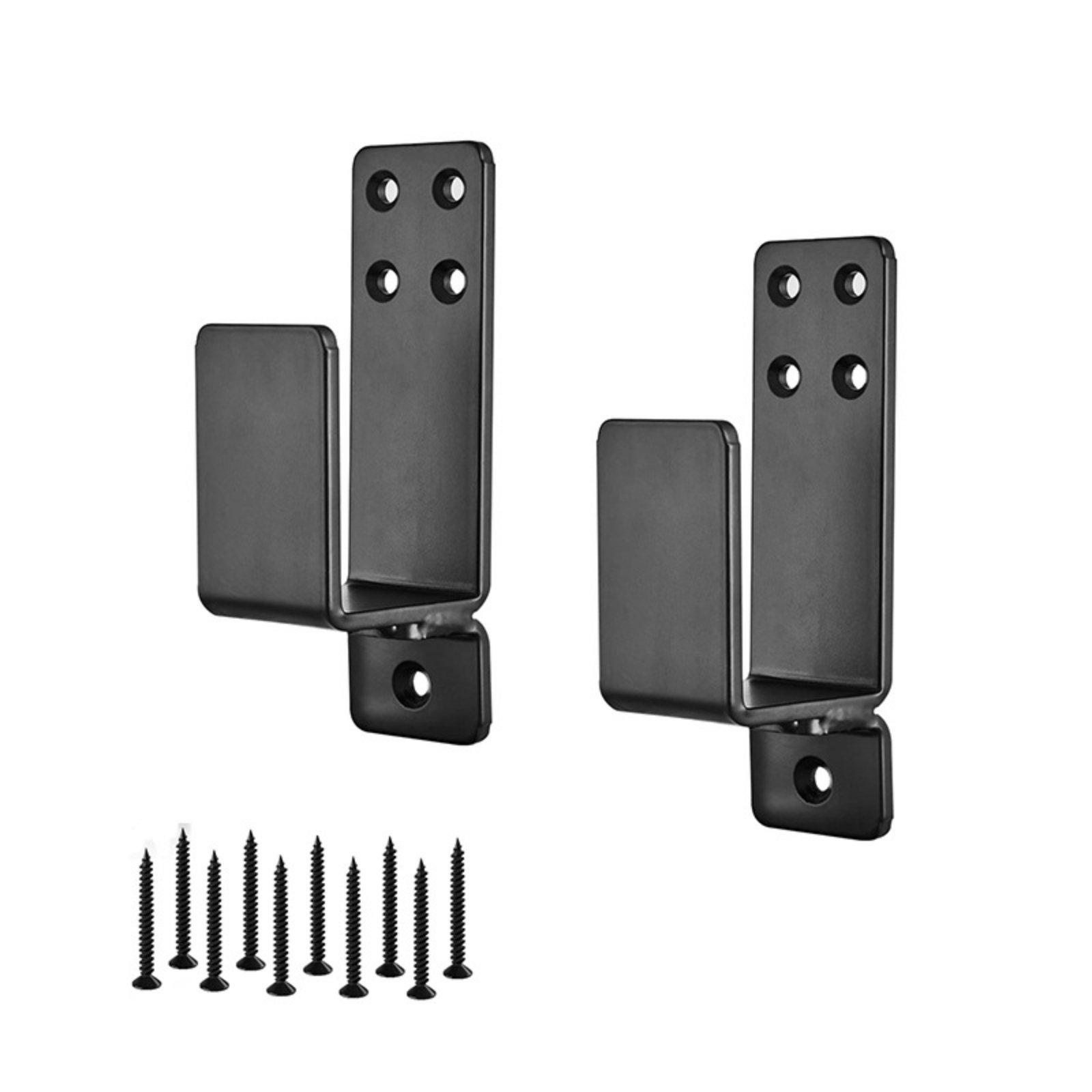 2-Piece 2x4 Door Brace Bracket Steel