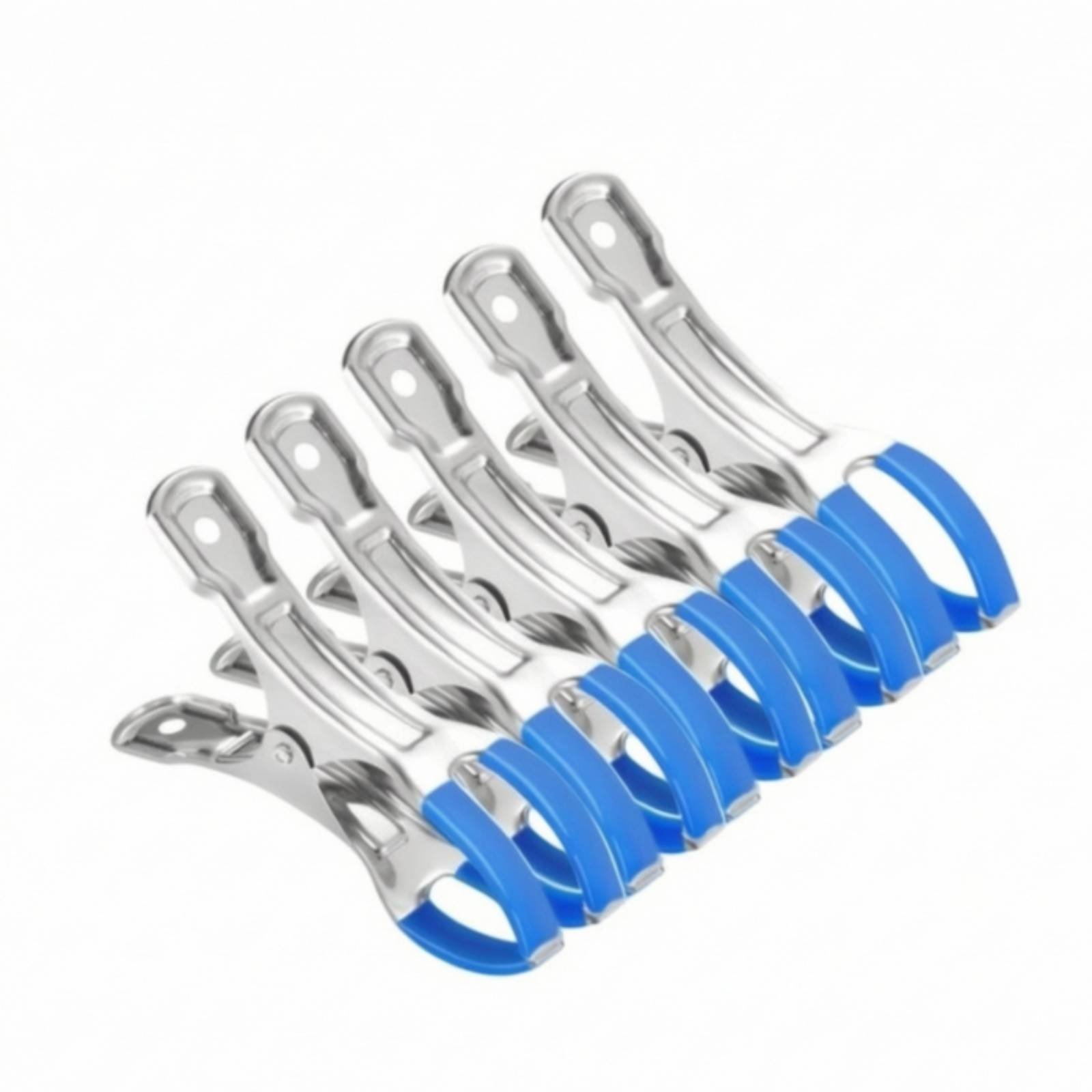 5-Piece Metal Clothespins Coated Ends