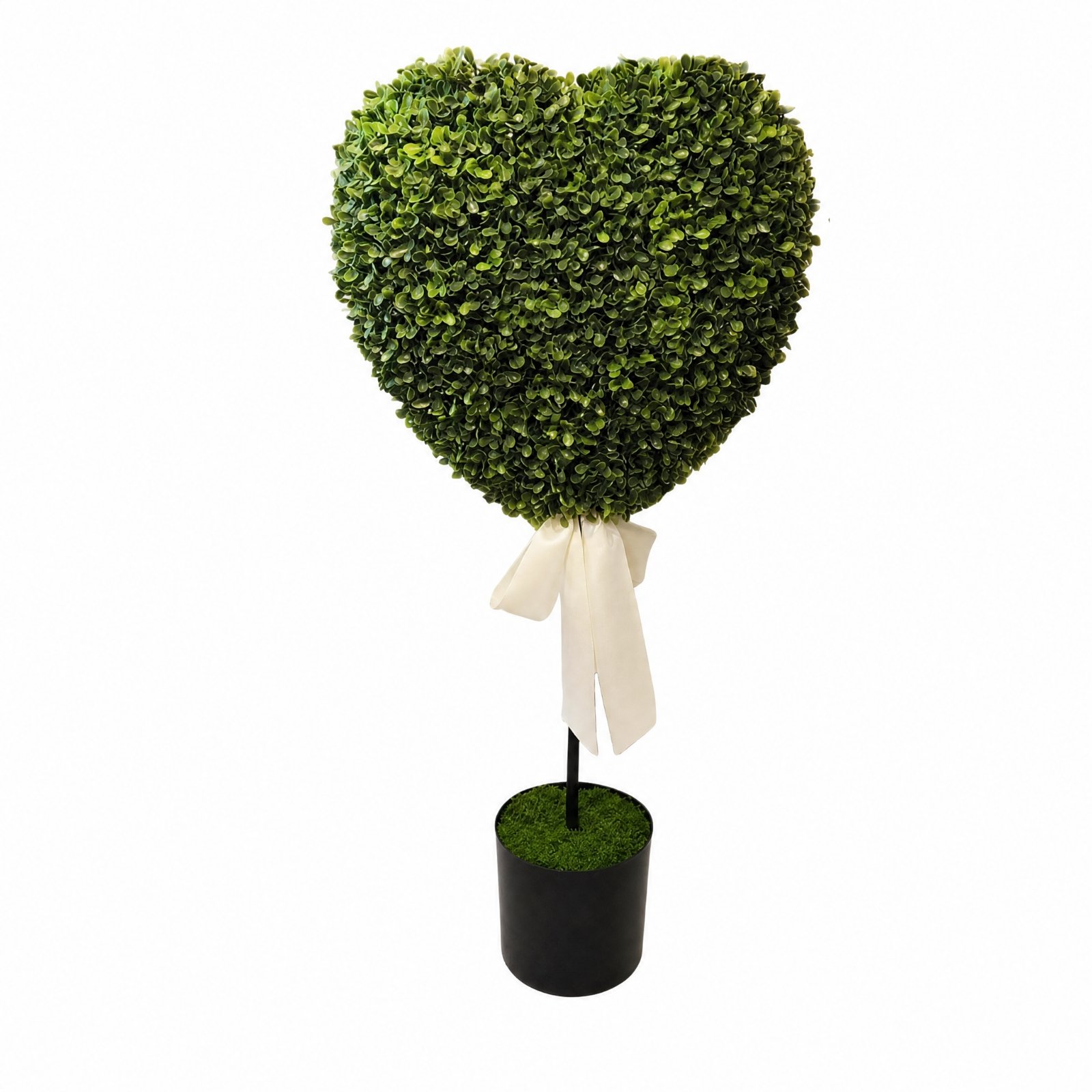 75 cm Heart-Shaped Artificial Topiary