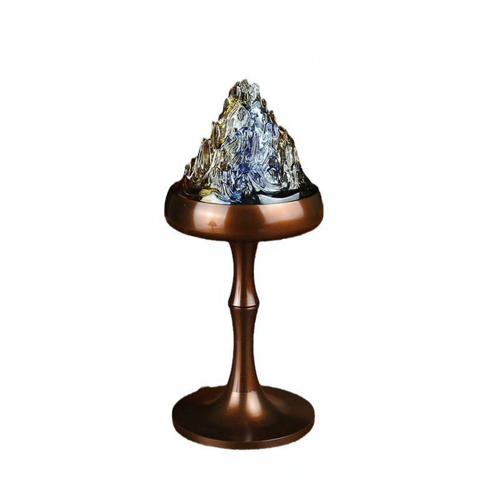Bronze-Colored Mountain Incense Burner