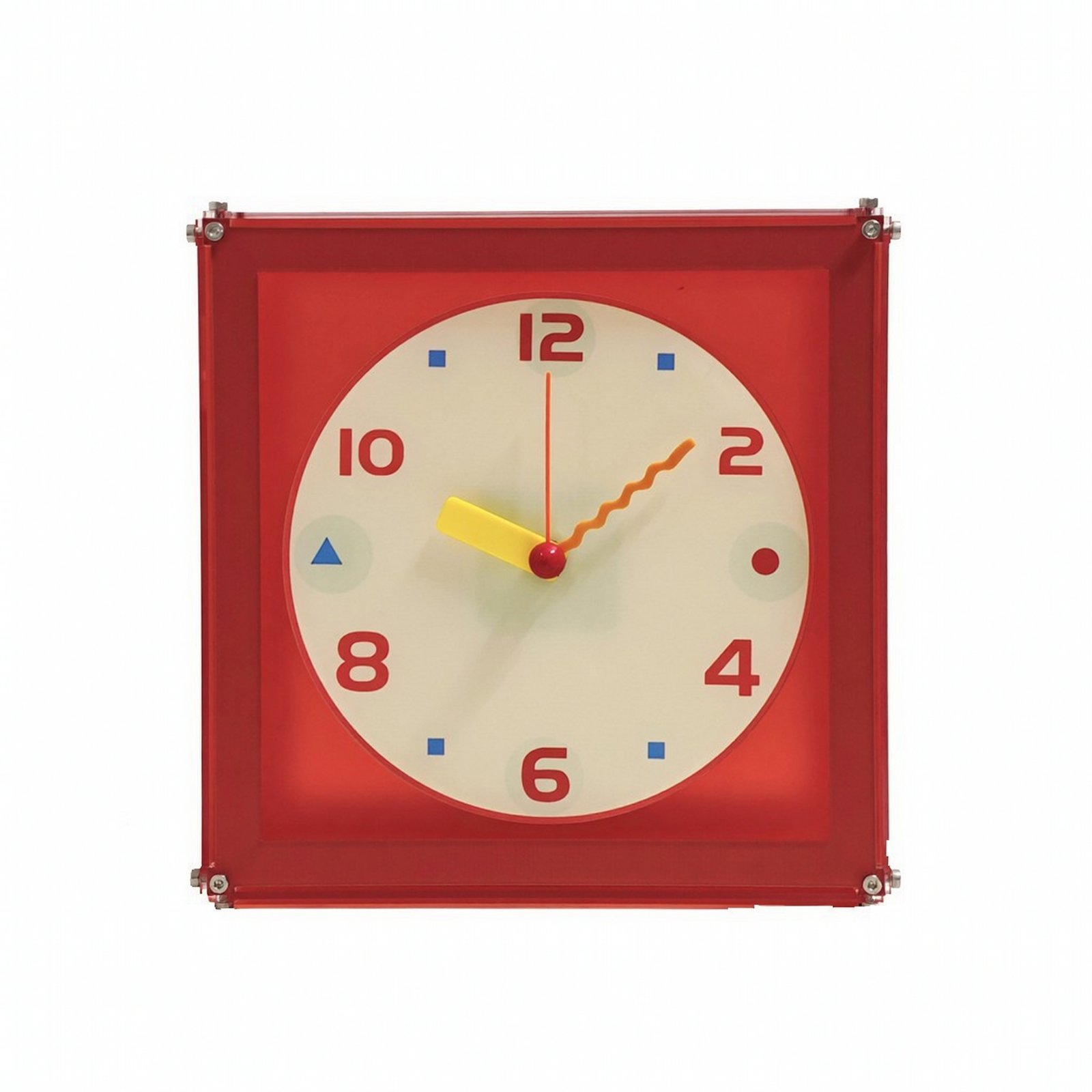 Acrylic Wall Clock – Red