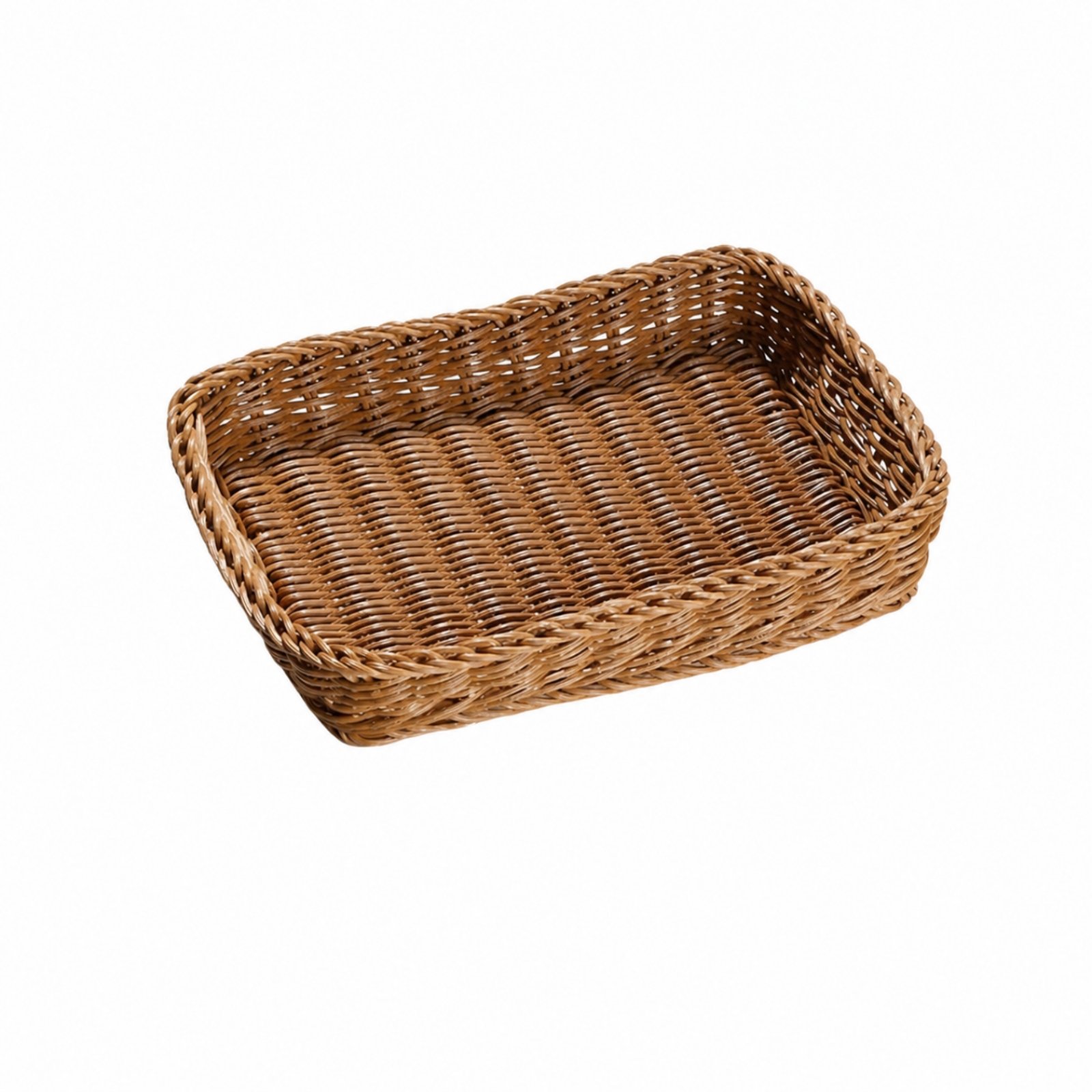 Rectangular Rattan Serving Basket
