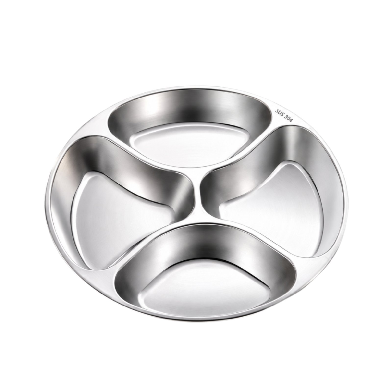 4-Compartment Prep Plate