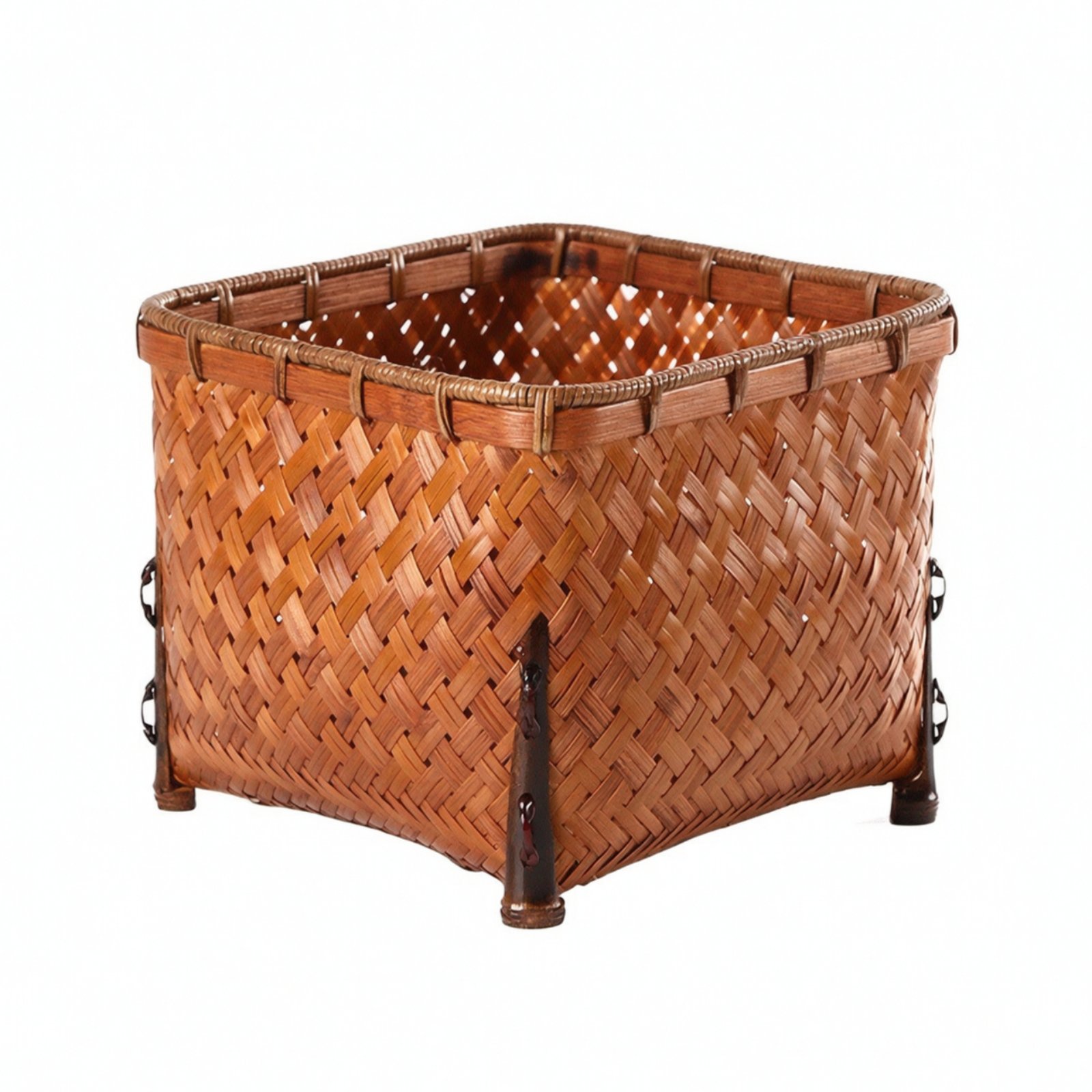 Handwoven Bamboo Storage Basket