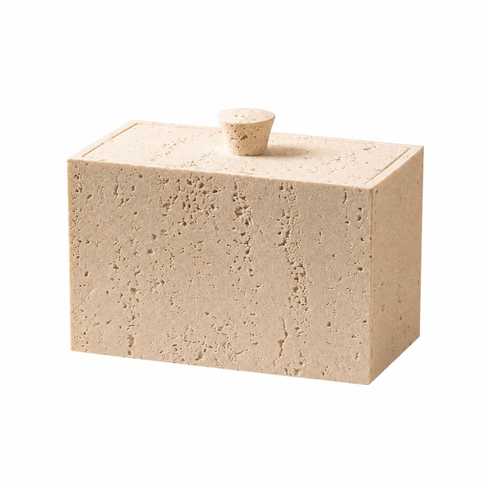 Sandstone Storage Box with Lid