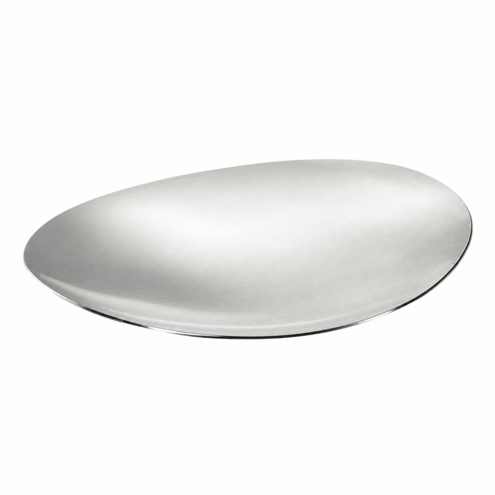 Stainless Steel Serving Tray – Oval Matte