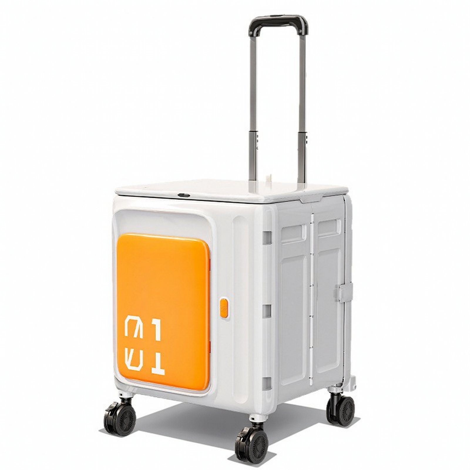 Folding Utility Cart with Lid