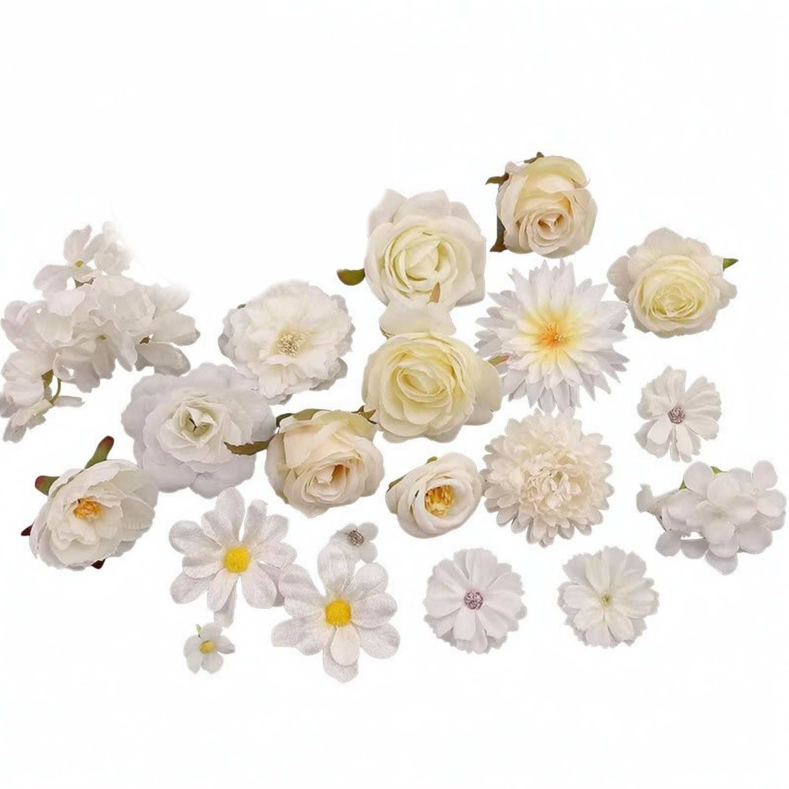 Artificial Flower Heads 50 Pieces