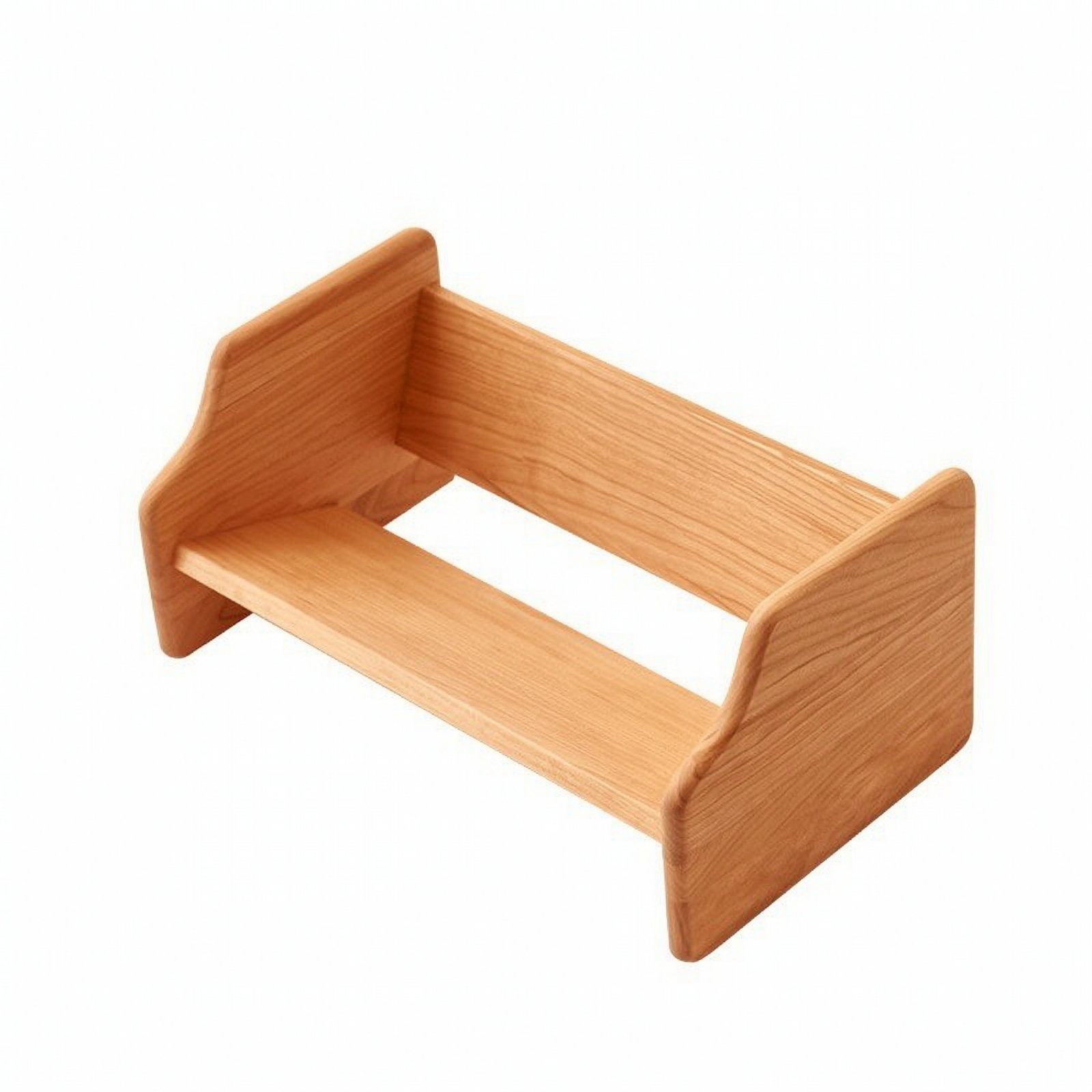 Solid Wood Desktop Bookshelf