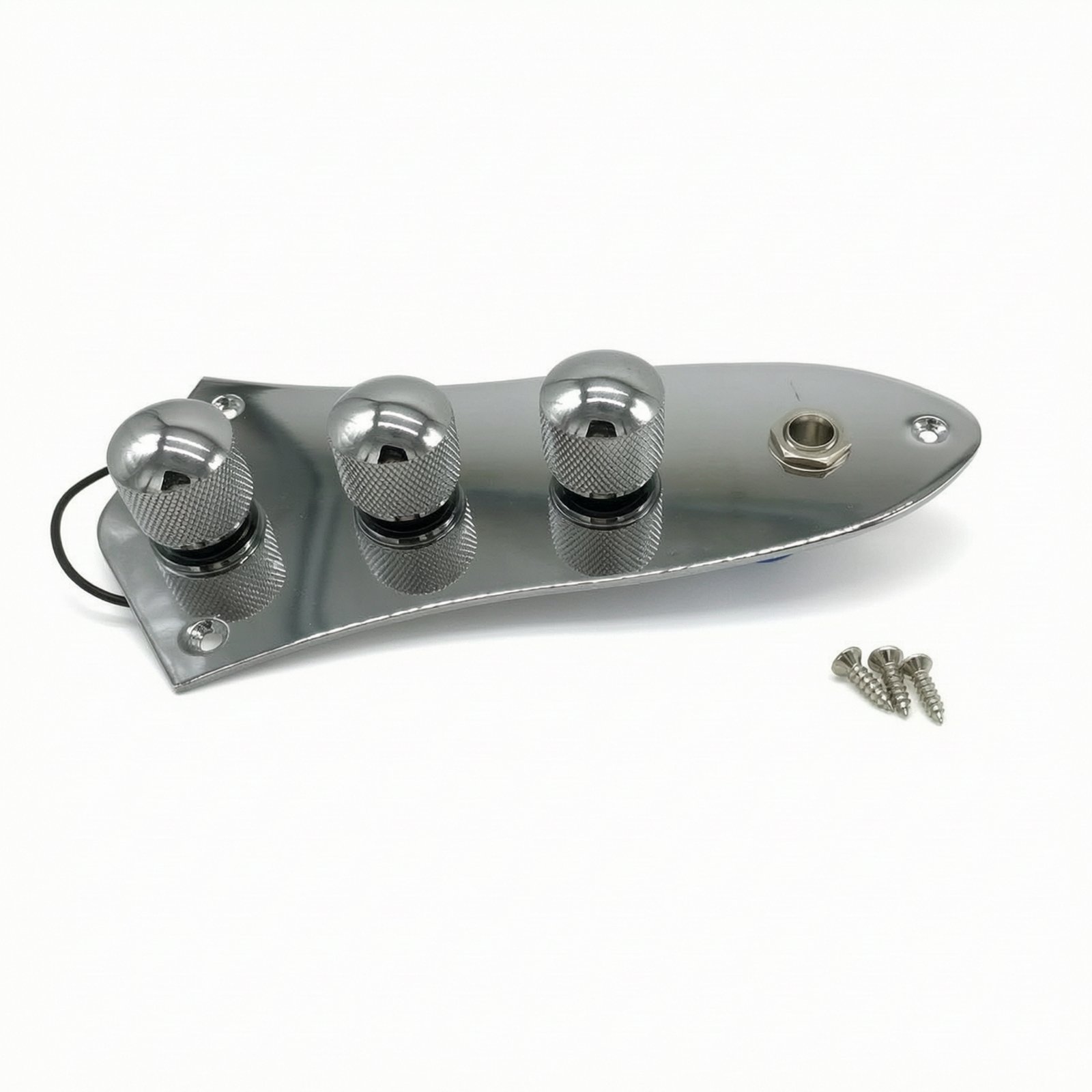 Chrome Bass Wiring Plate Assembly