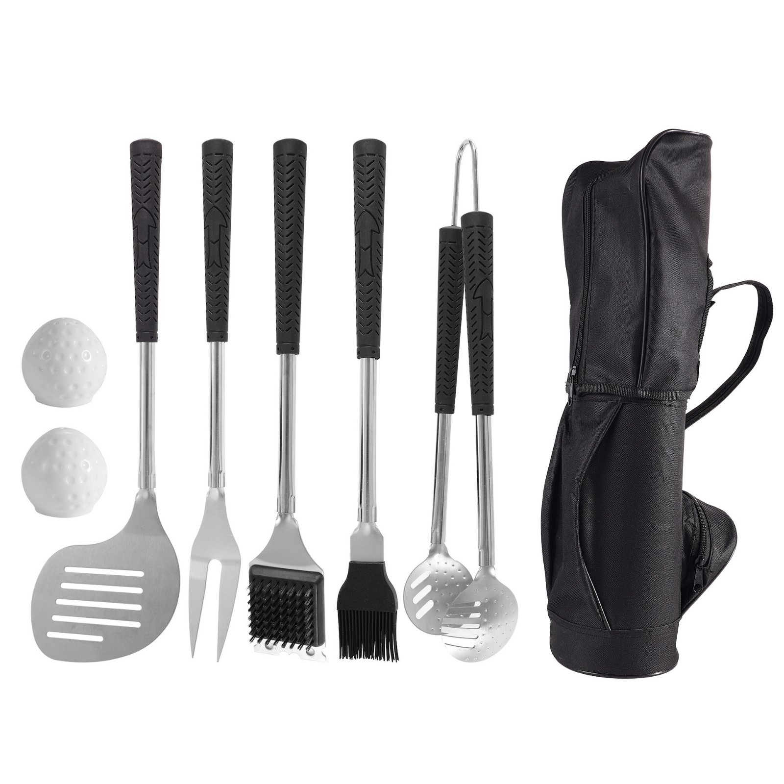 8 Piece BBQ Utensil Kit with Bag