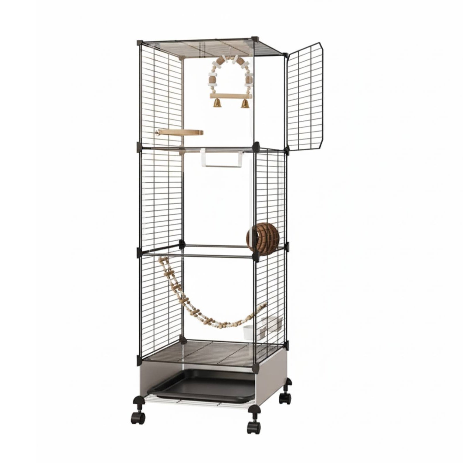 Rolling Parrot Cage