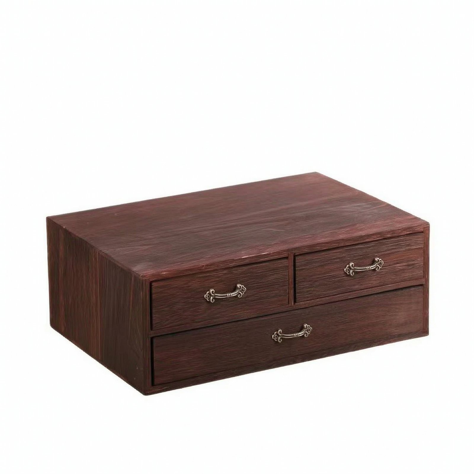 Wooden Jewelry Chest with Drawers