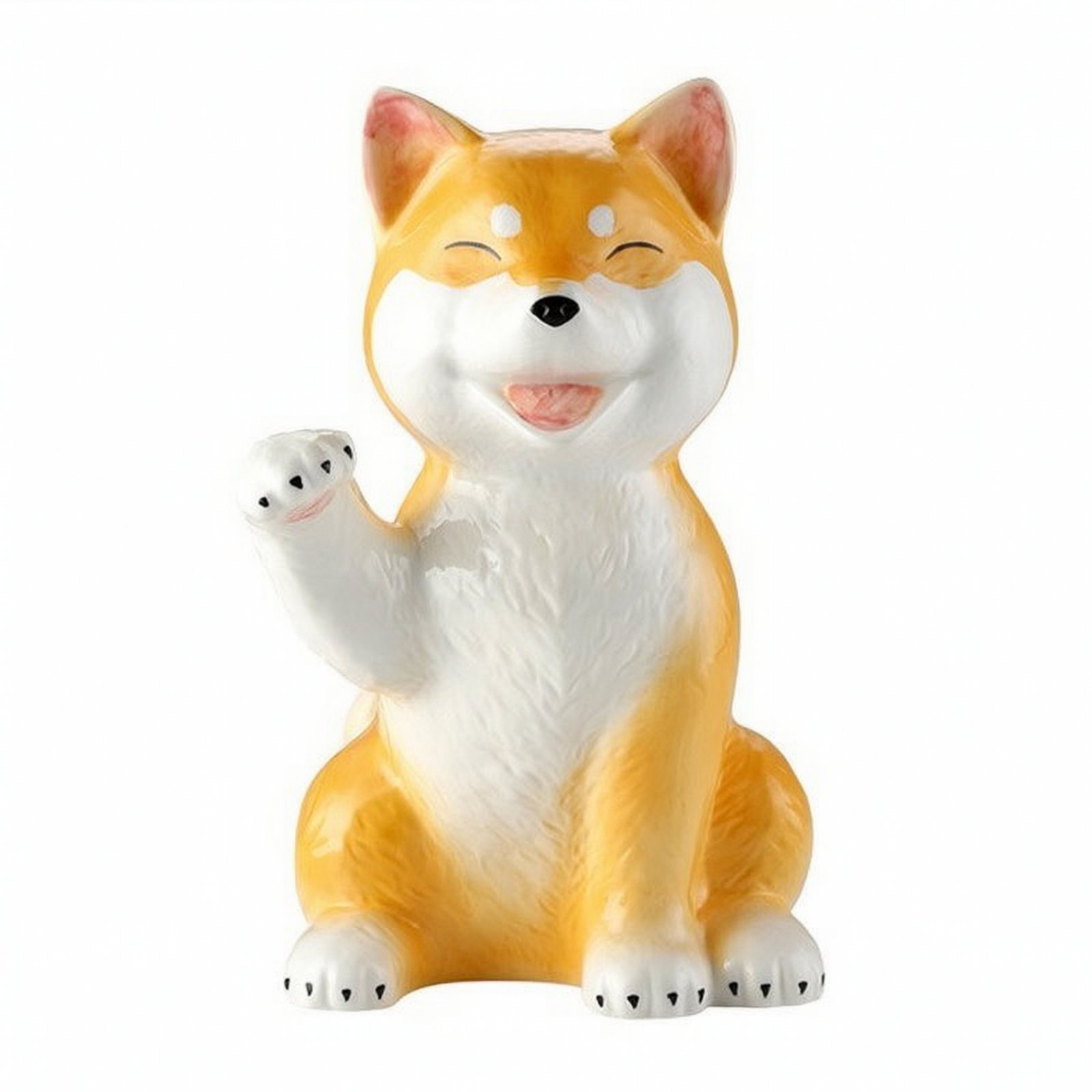 Japanese Spitz Statue with Scarf