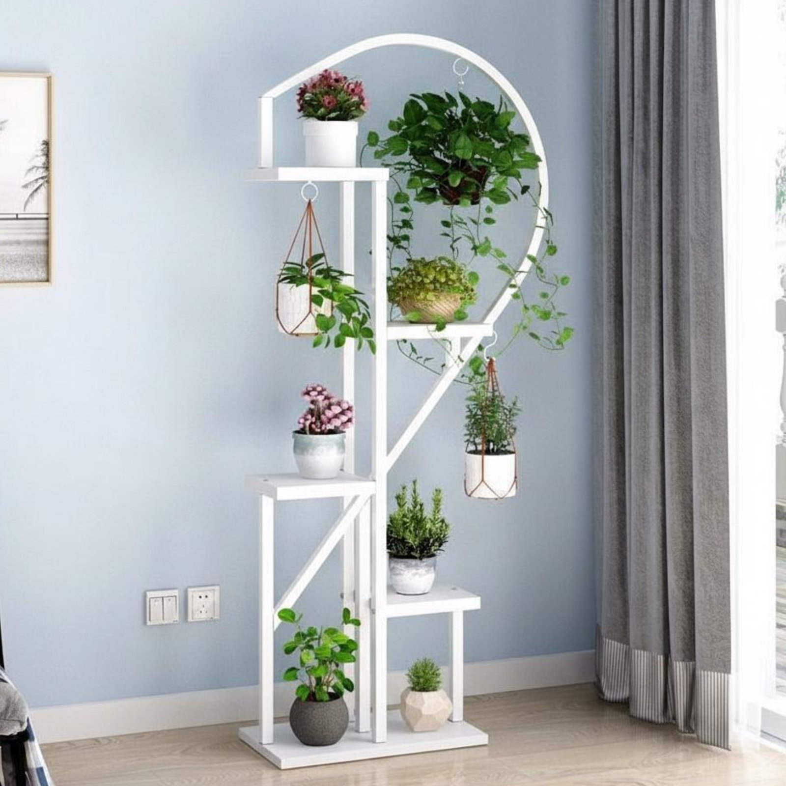 6-Tier Heart Plant Stand