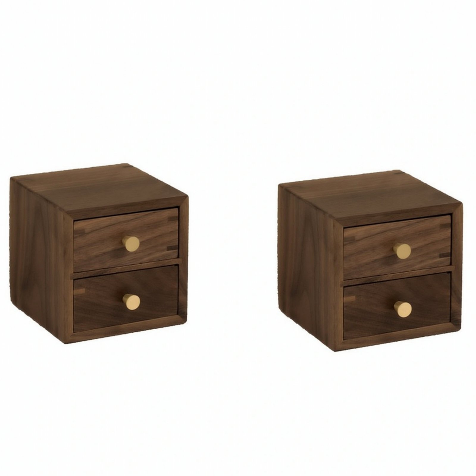 2-Piece Solid Wood Desktop Drawers