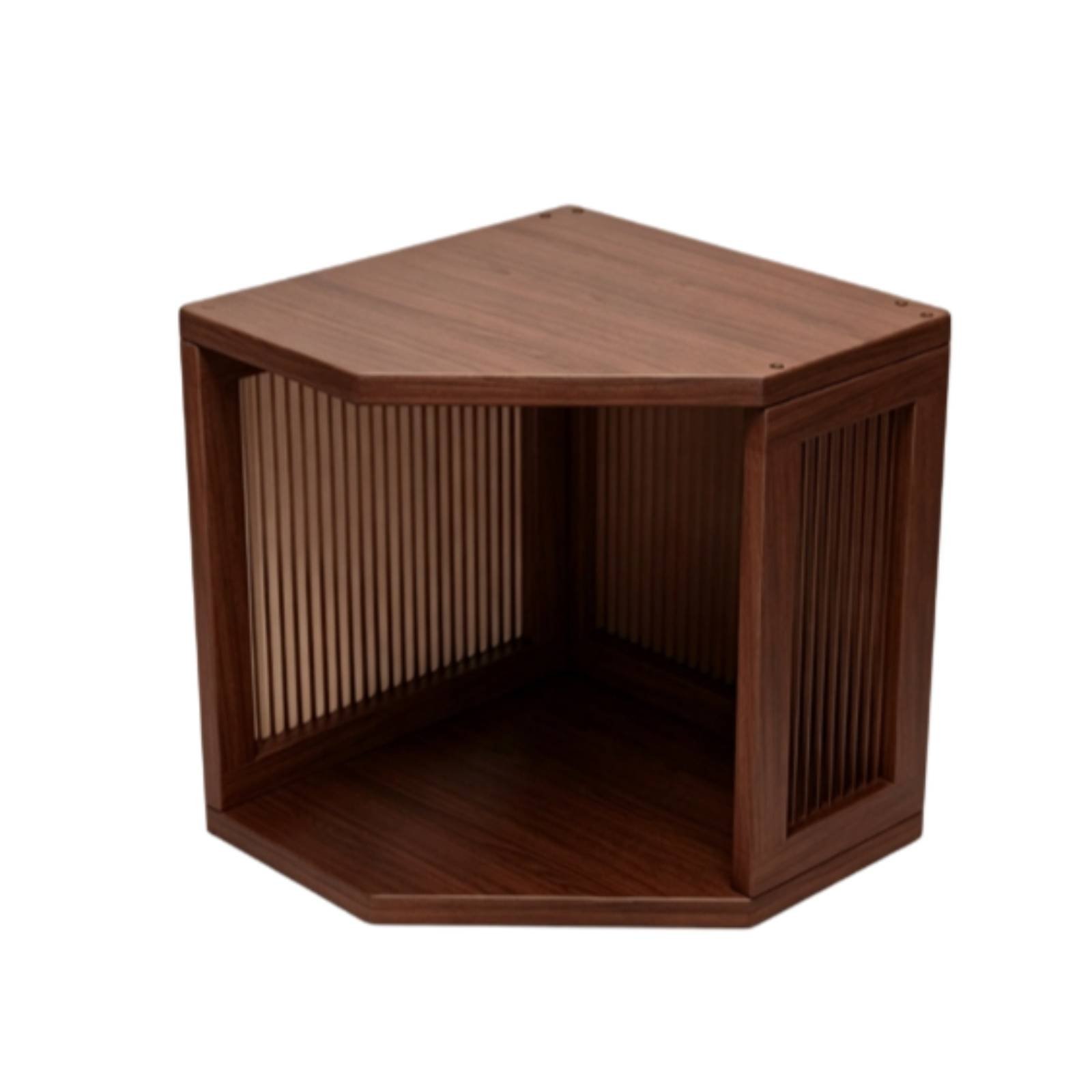 Corner Desktop Shelf