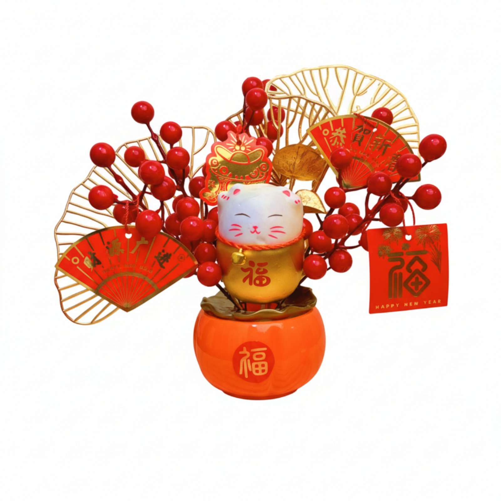 New Year Red Fruit Decoration