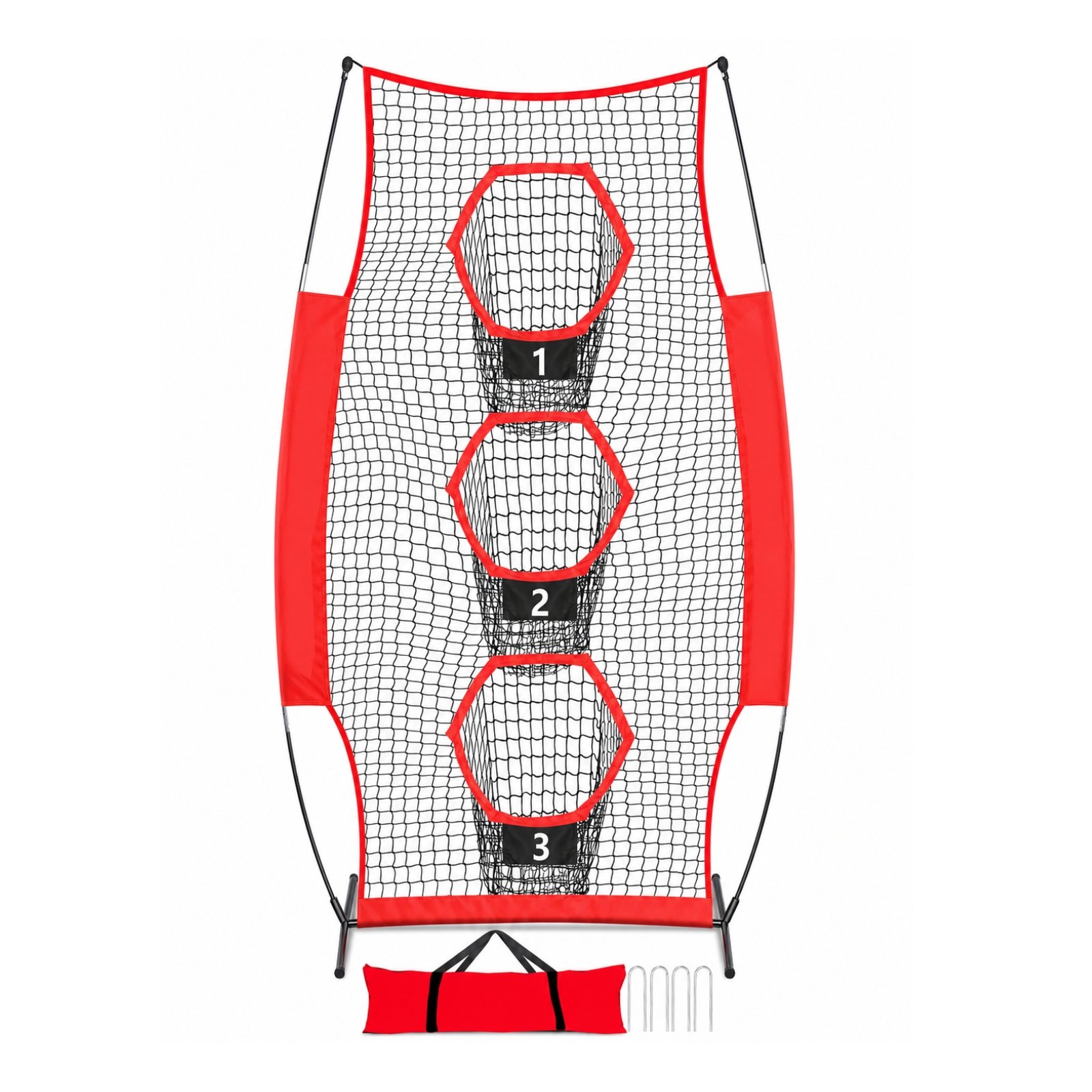 Football Throwing Net Target Pockets