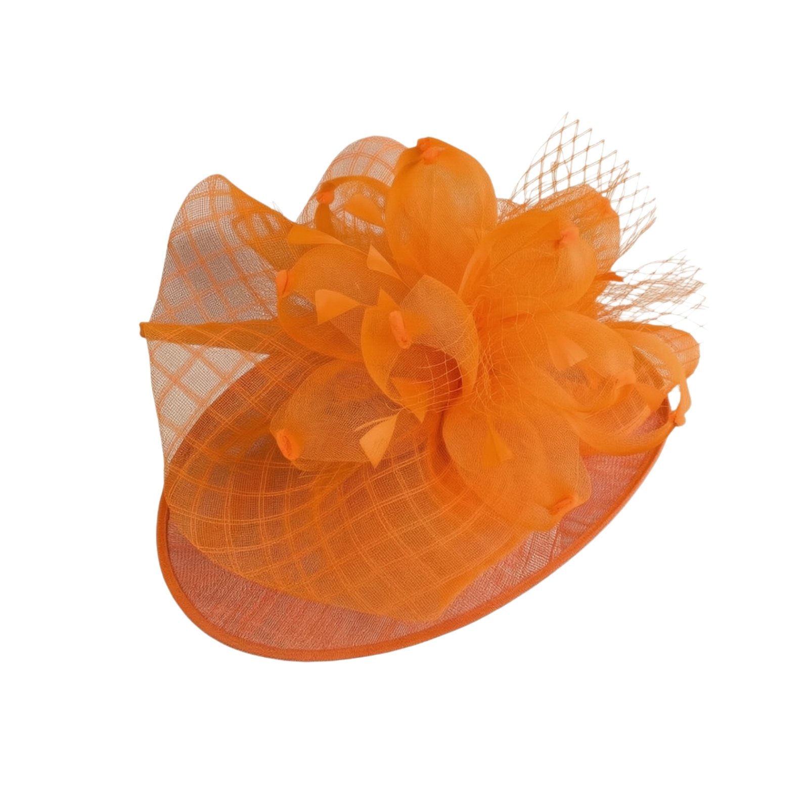 Mesh Floral Fascinator Hat