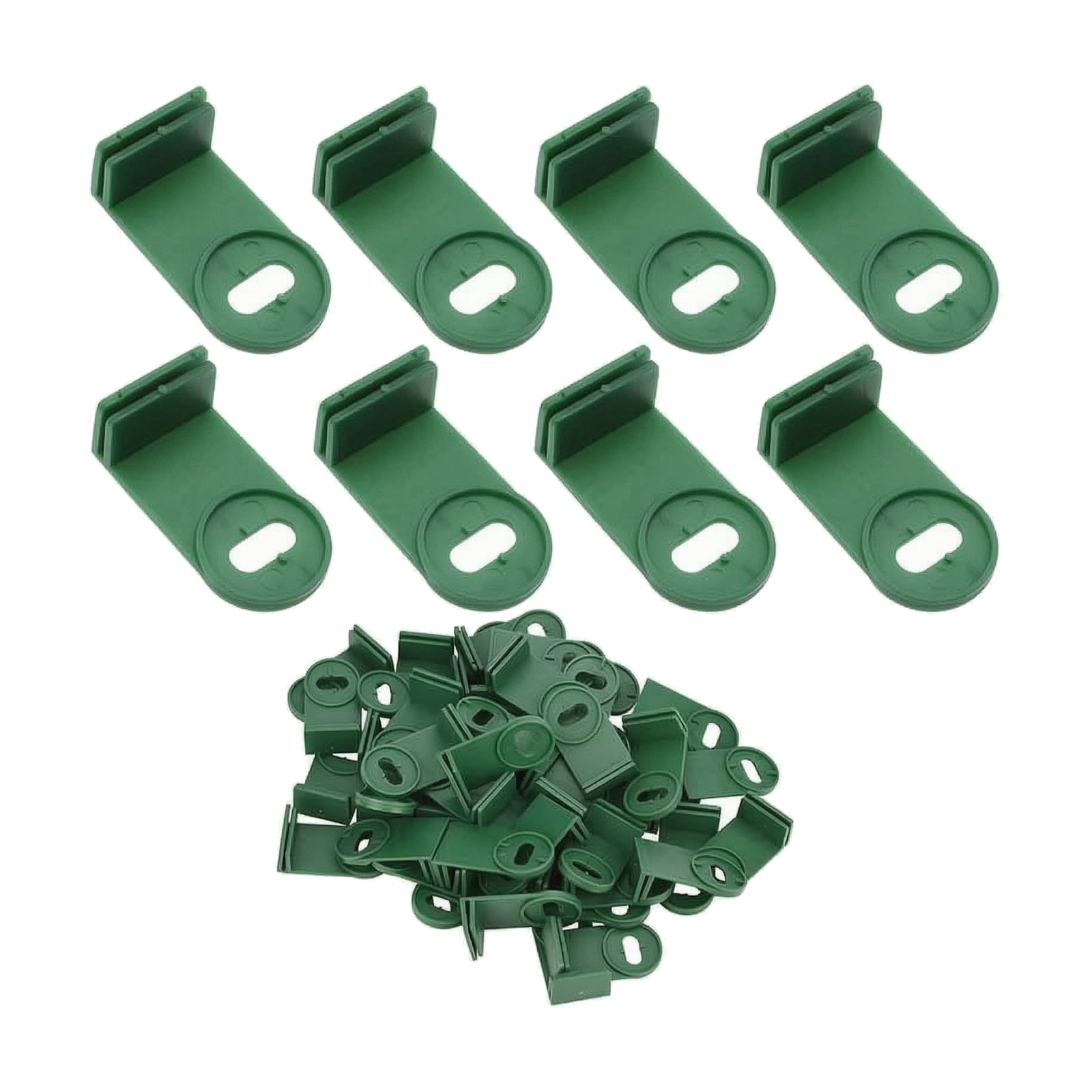 100-Piece Greenhouse Fixing Clips