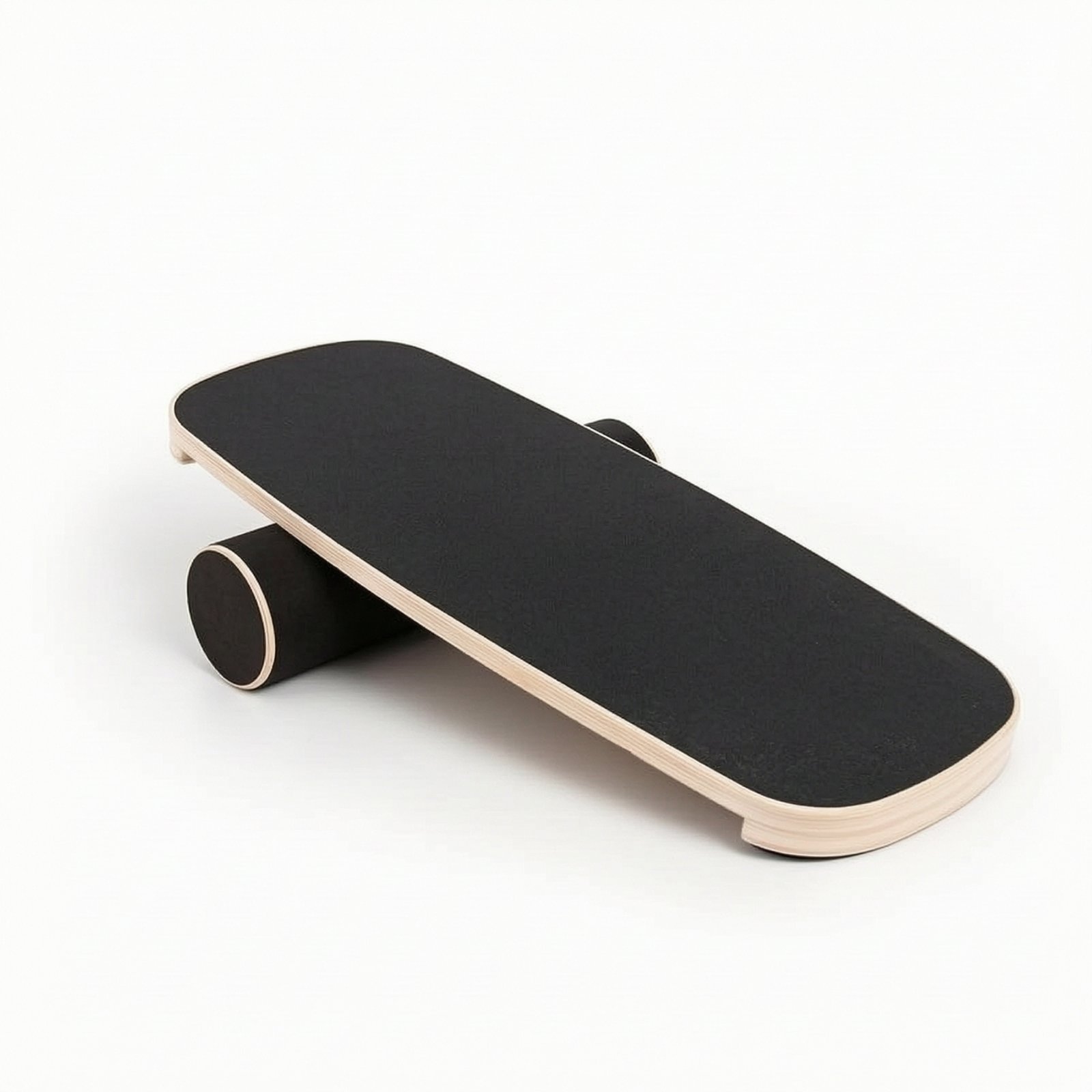 Wooden Balance Board with Rollers