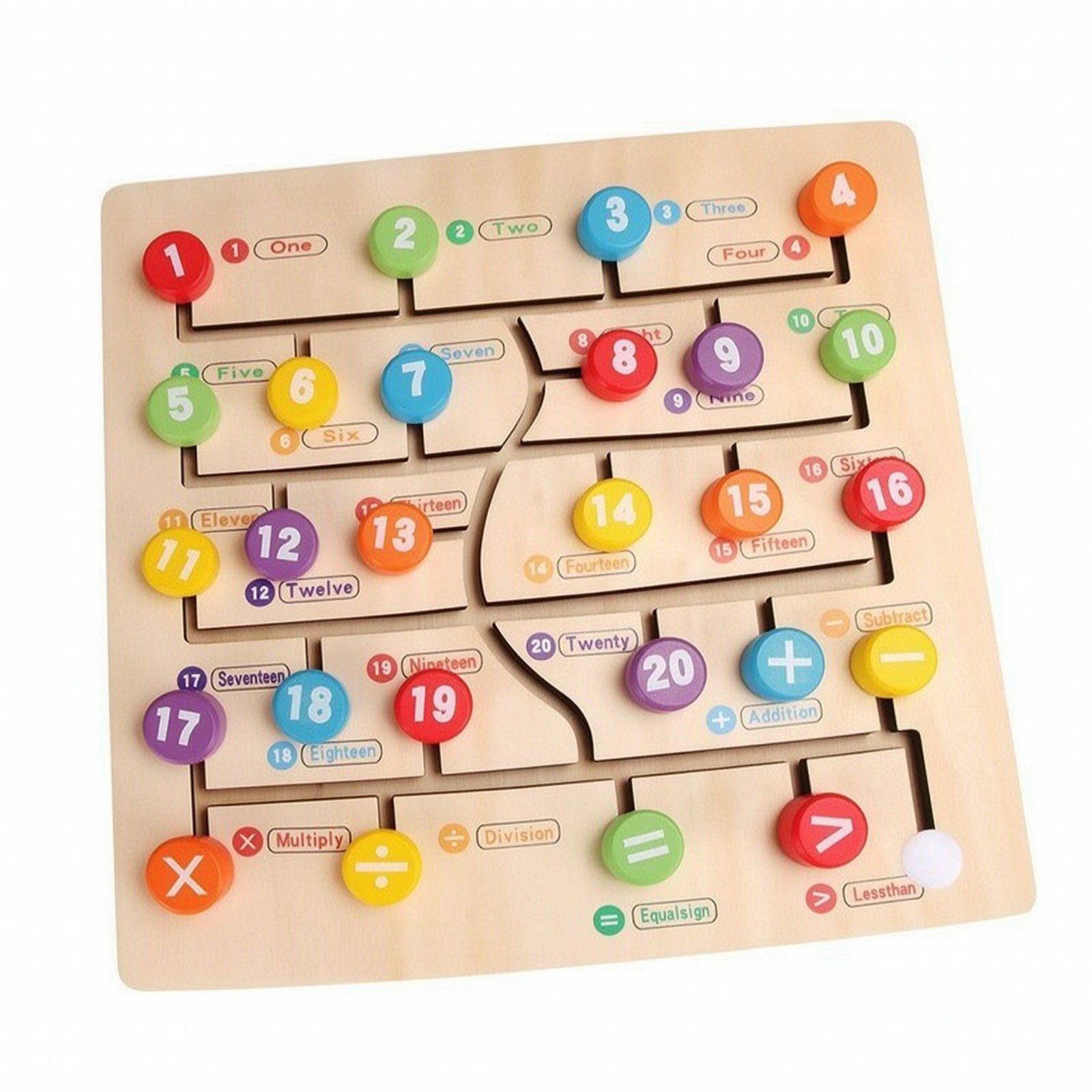 Wooden Math Activity Board