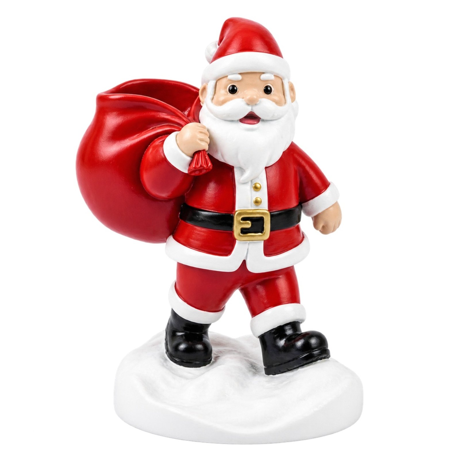 Resin Santa Planter Figurine